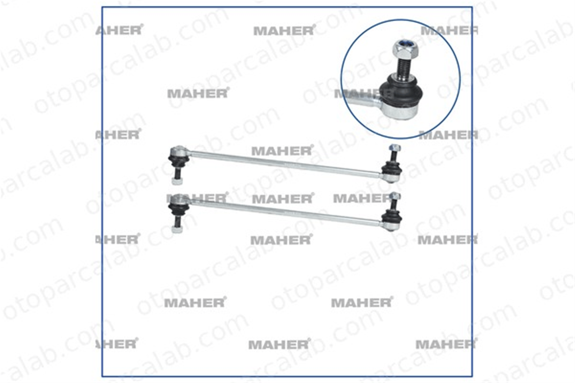 MAHER 34860 Viraj Demir Askı Rotu Ön Sağ veya Sol CITROËN BERLINGO Kasa/büyük limuzin PEUGEOT PARTNER Kasa/büyük limuzin 508764 508750