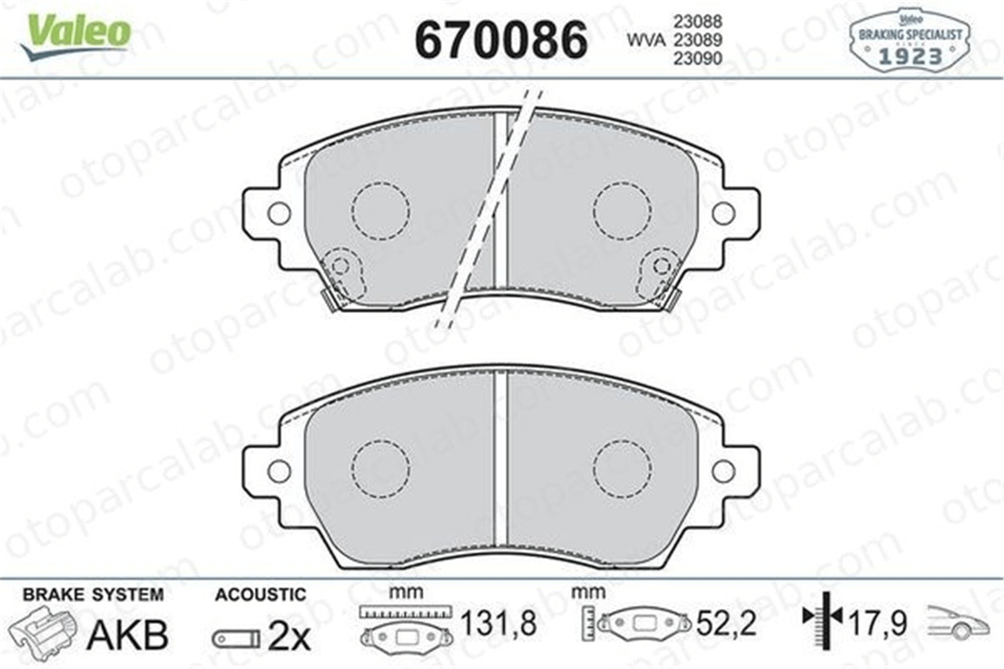 MAHER 36183B Fren Disk Balata Ön TOYOTA COROLLA Compact COROLLA Liftback 446502030 446502140