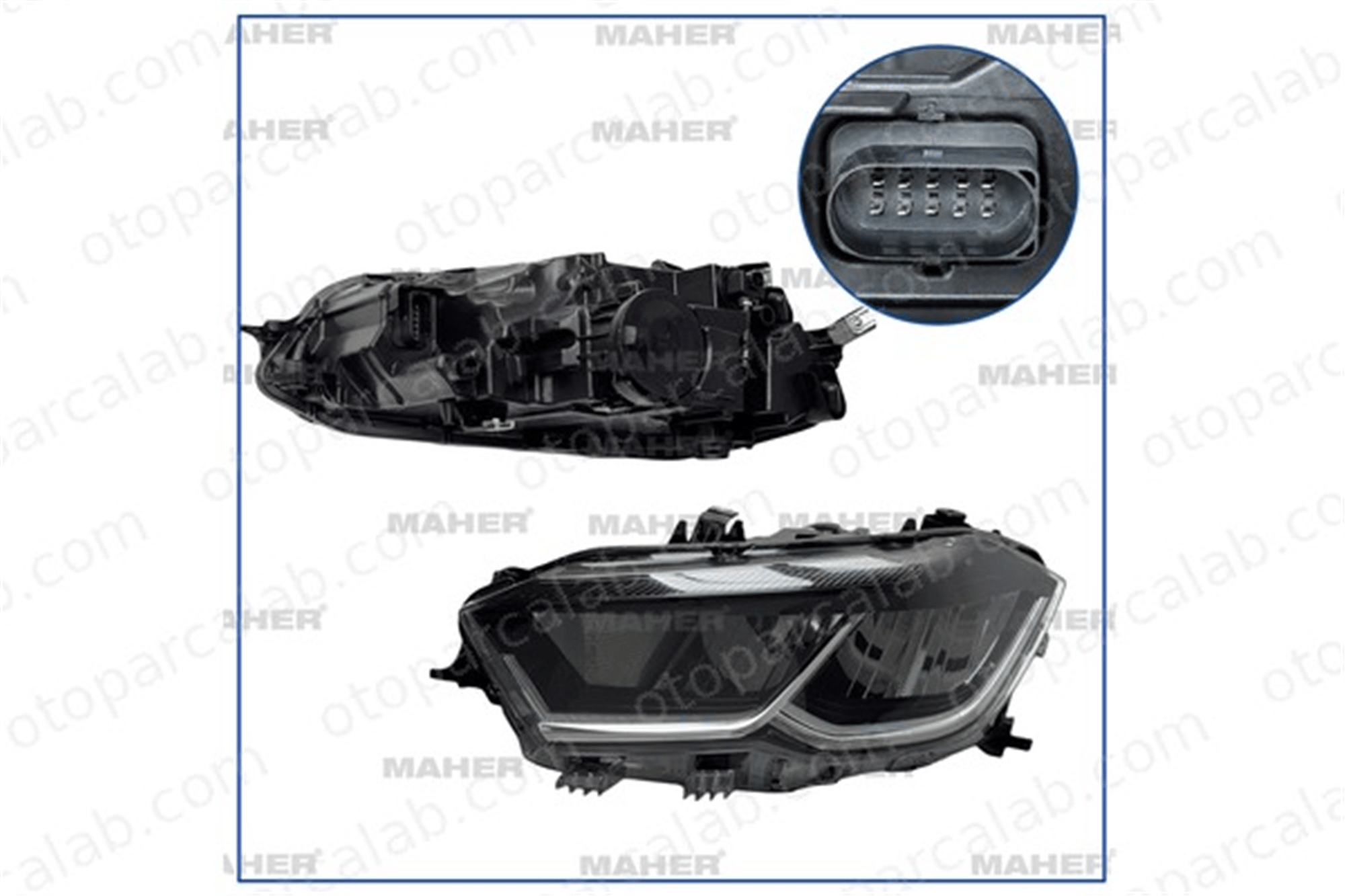MAHER 38688 Far Sol VW POLO VI 2G1941005D 2G1941005C