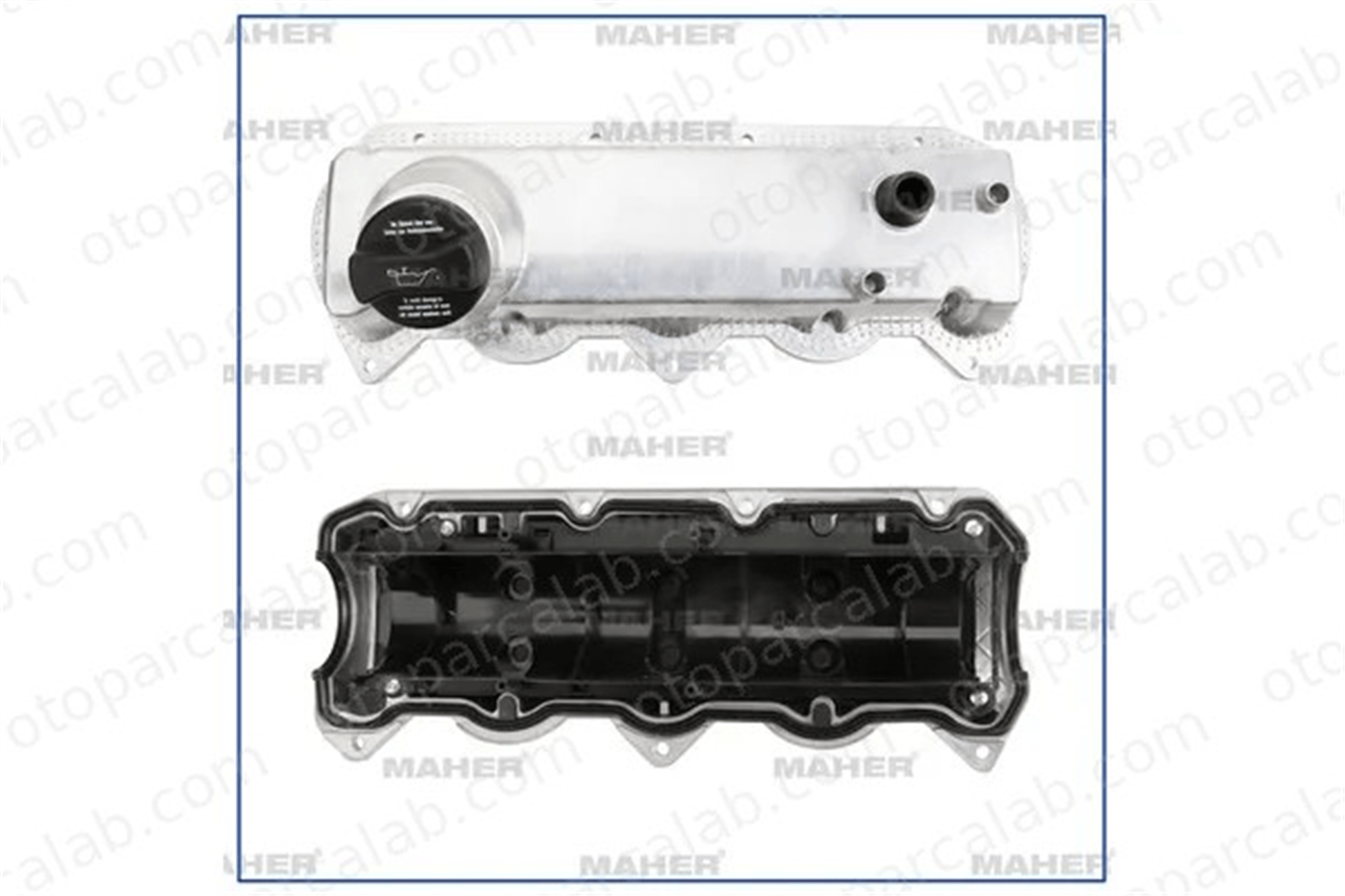 MAHER 50607 Motor Üst Kapağı (Külbütör) SEAT CORDOBA SKODA OCTAVIA I Combi 38103469E 038103469E