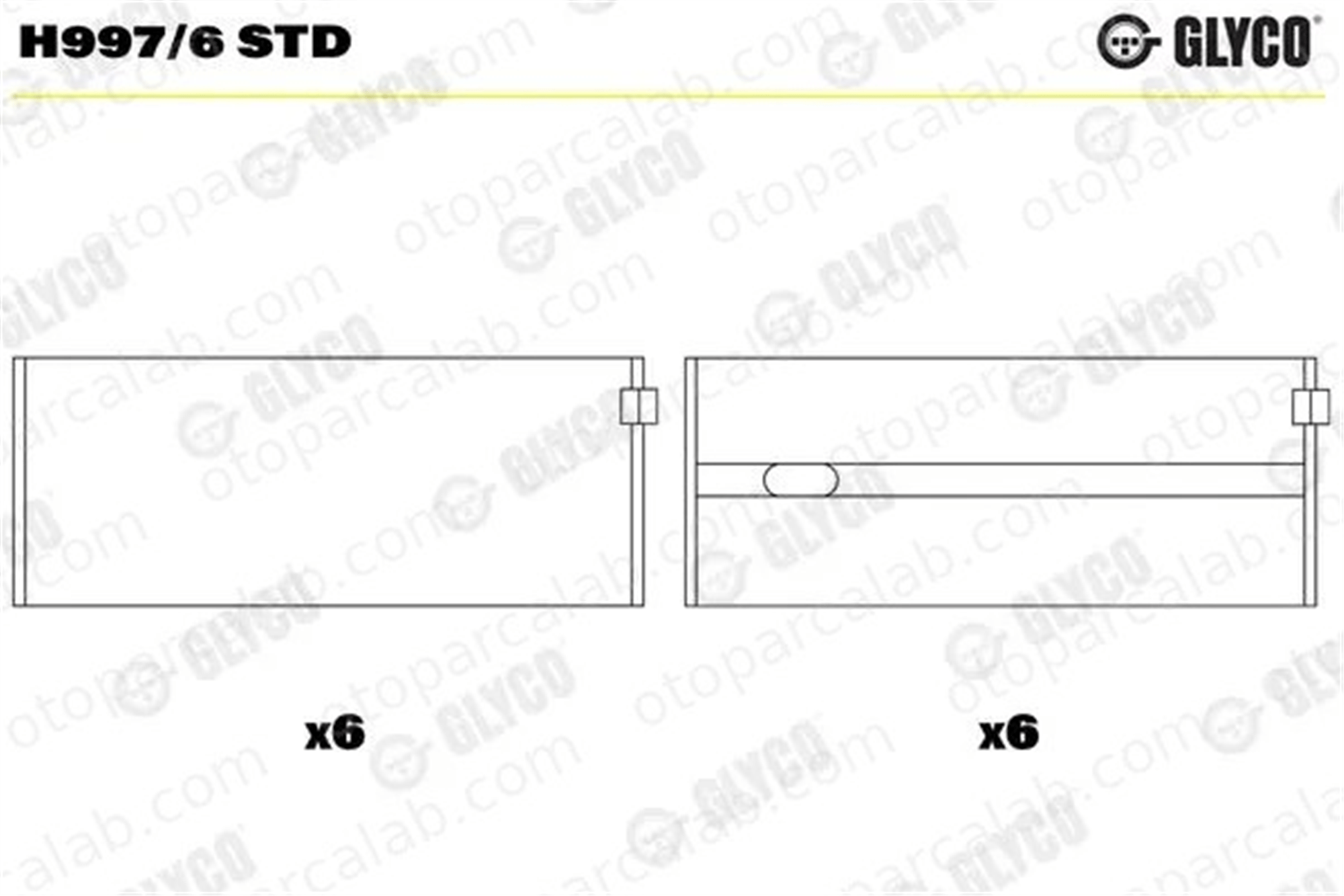 MAHLE 001 HS 10705 000 Ana Yatak (STD) MERCEDES-BENZ SPRINTER 4-t Panelvan/Van G-SERISI 87418600 6010300156