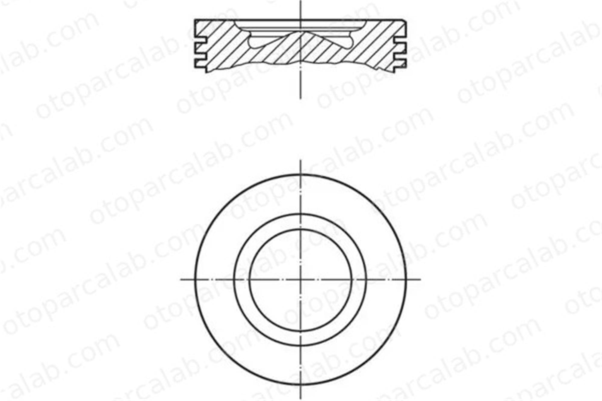 MAHLE 007 PI 00106 000 Piston (95.80MM-STD) IVECO DAILY IV Platform şasi DAILY IV Panelvan/Van 2996842 62779