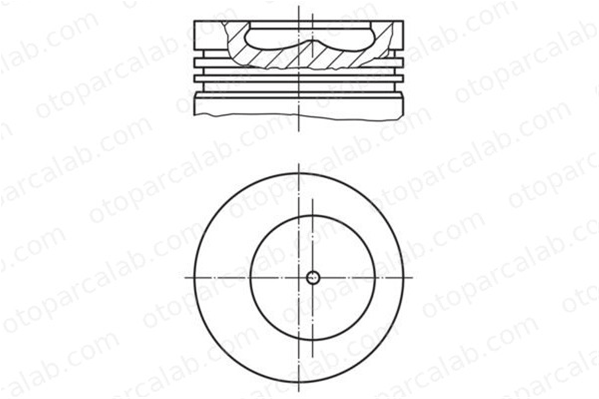 MAHLE 009 07 00 Piston (93.00MM-STD) IVECO DAILY II Panelvan/Van DAILY II Platform şasi 1908618 98437928