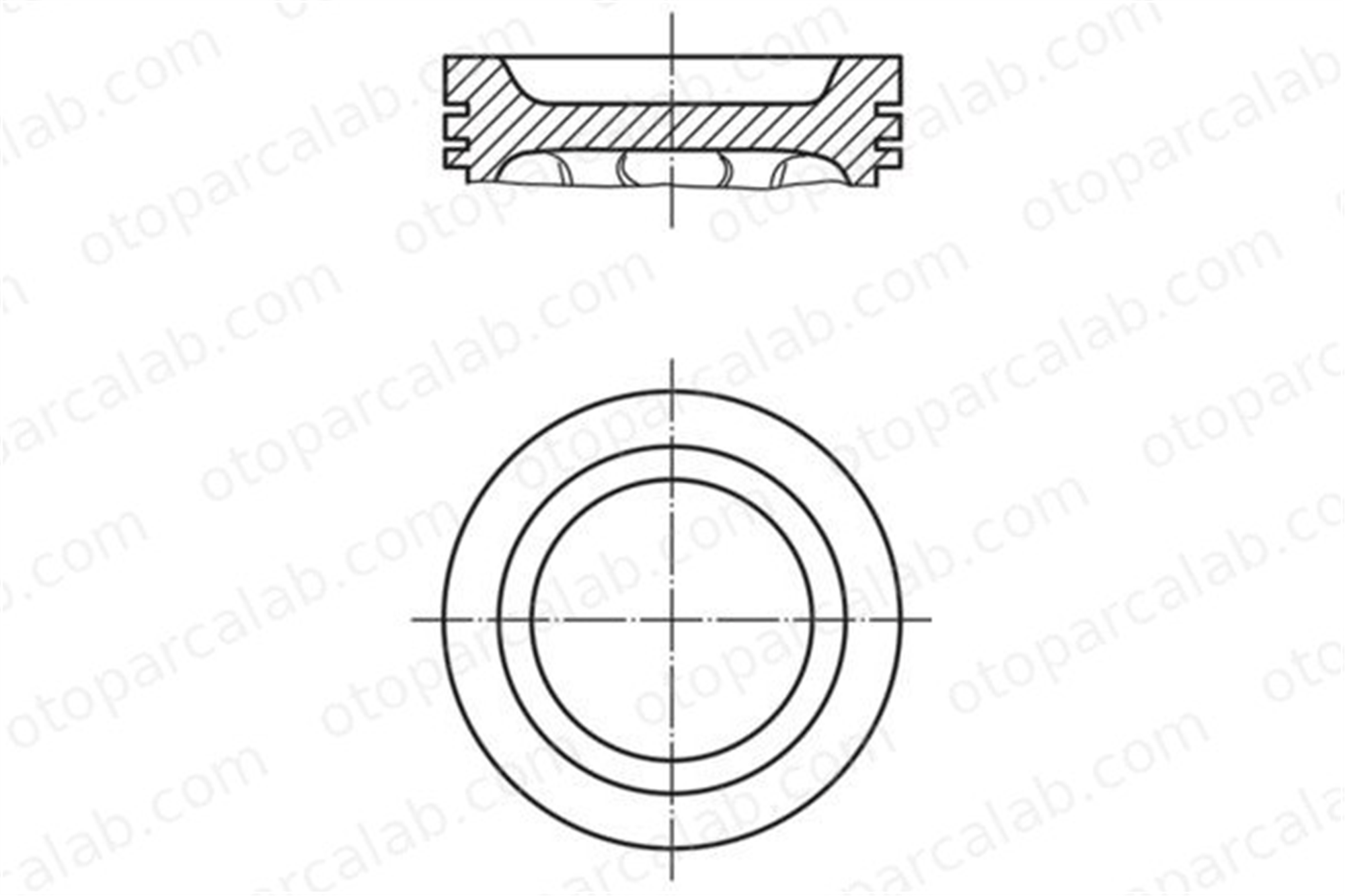 MAHLE 012 15 00 Piston (86.00MM-STD) OPEL ASTRA G Cabrio ASTRA G Coupe 9200281 24421757