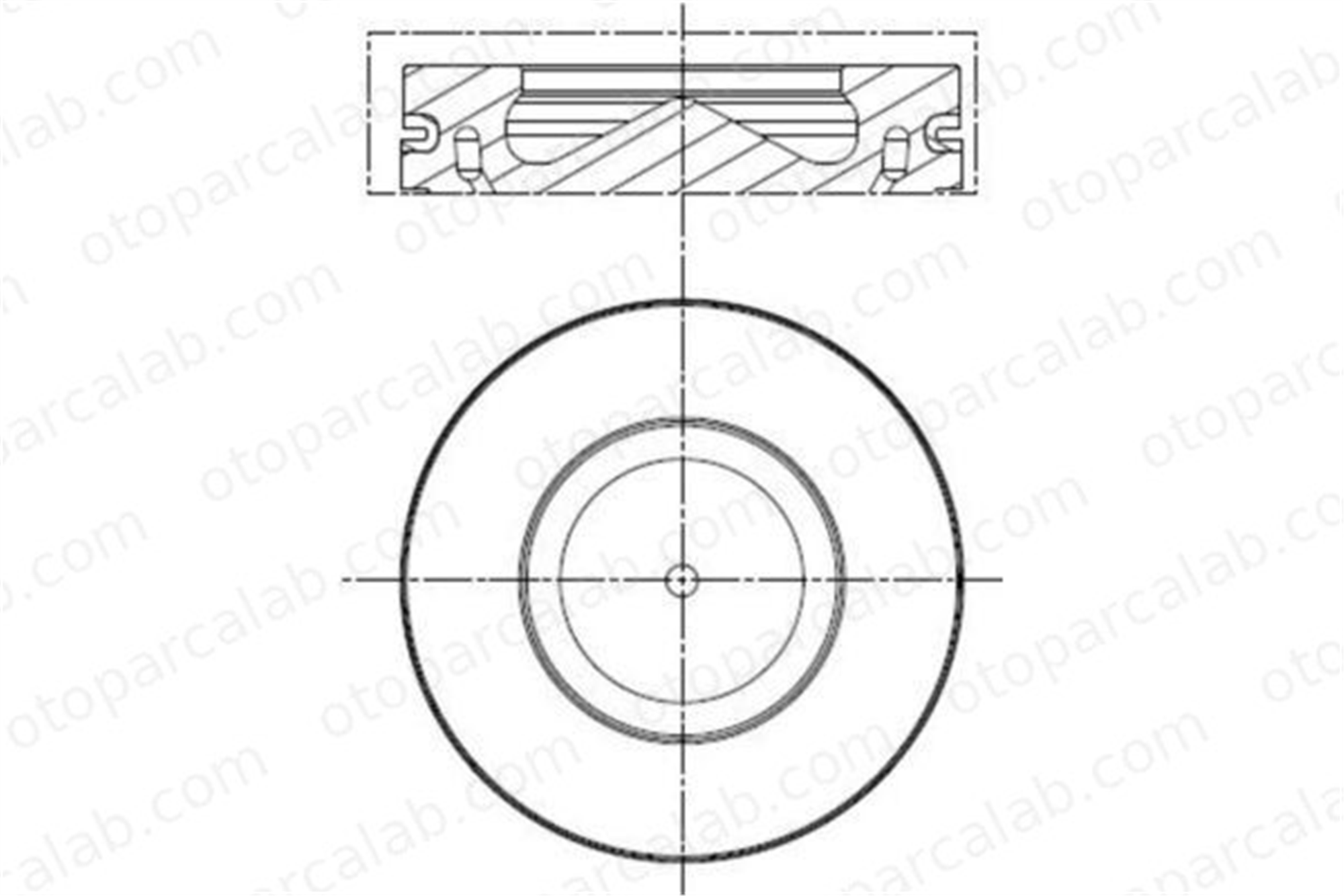 MAHLE 081 PI 00113 000 Piston (84.00MM-STD) BMW 1 3 Touring 11257810755 11258580699