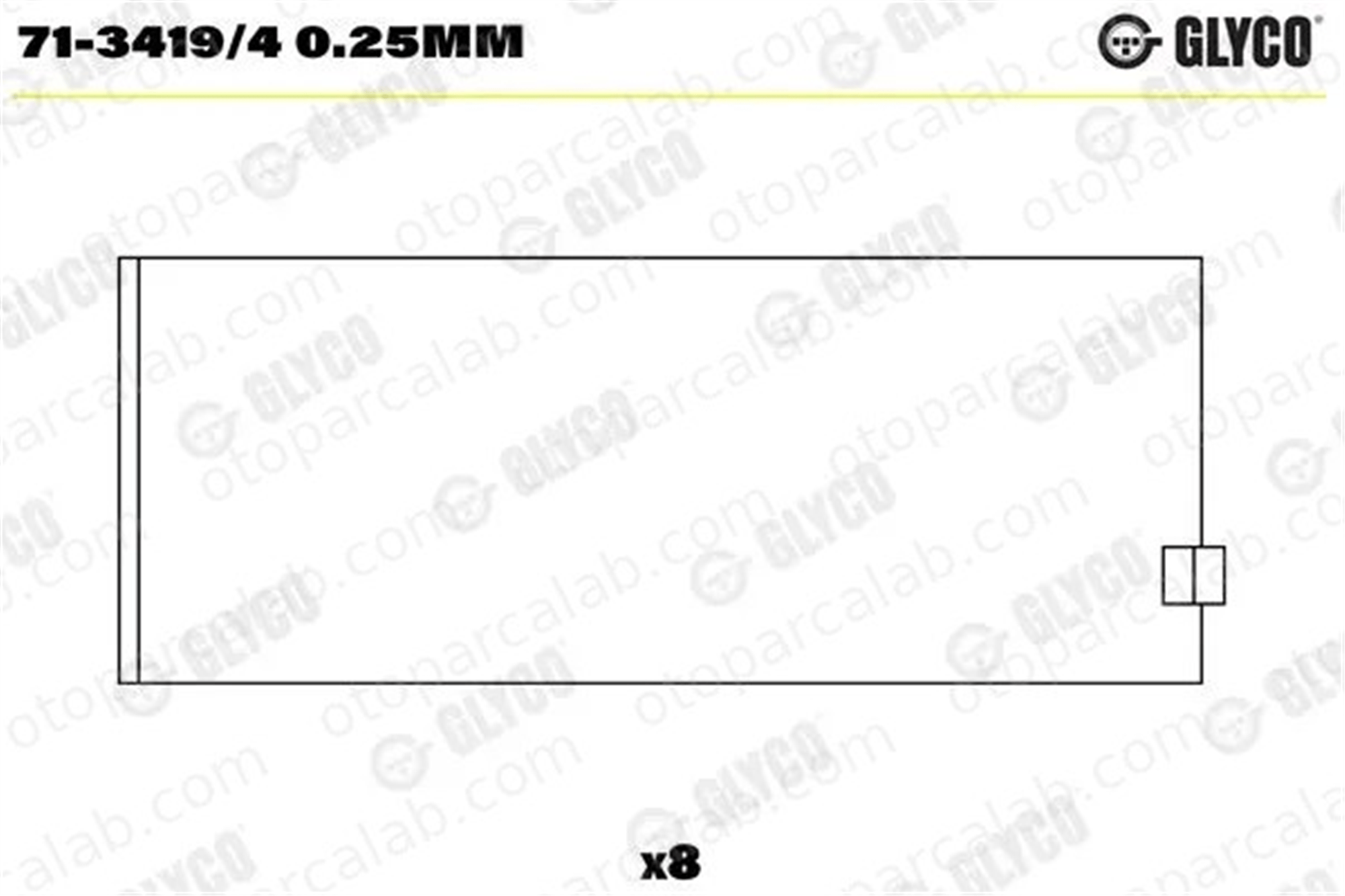 MAHLE 081 PS 19778 025 Kol Yatak (0.25) BMW 3 3 Touring 87227610 41390CP025