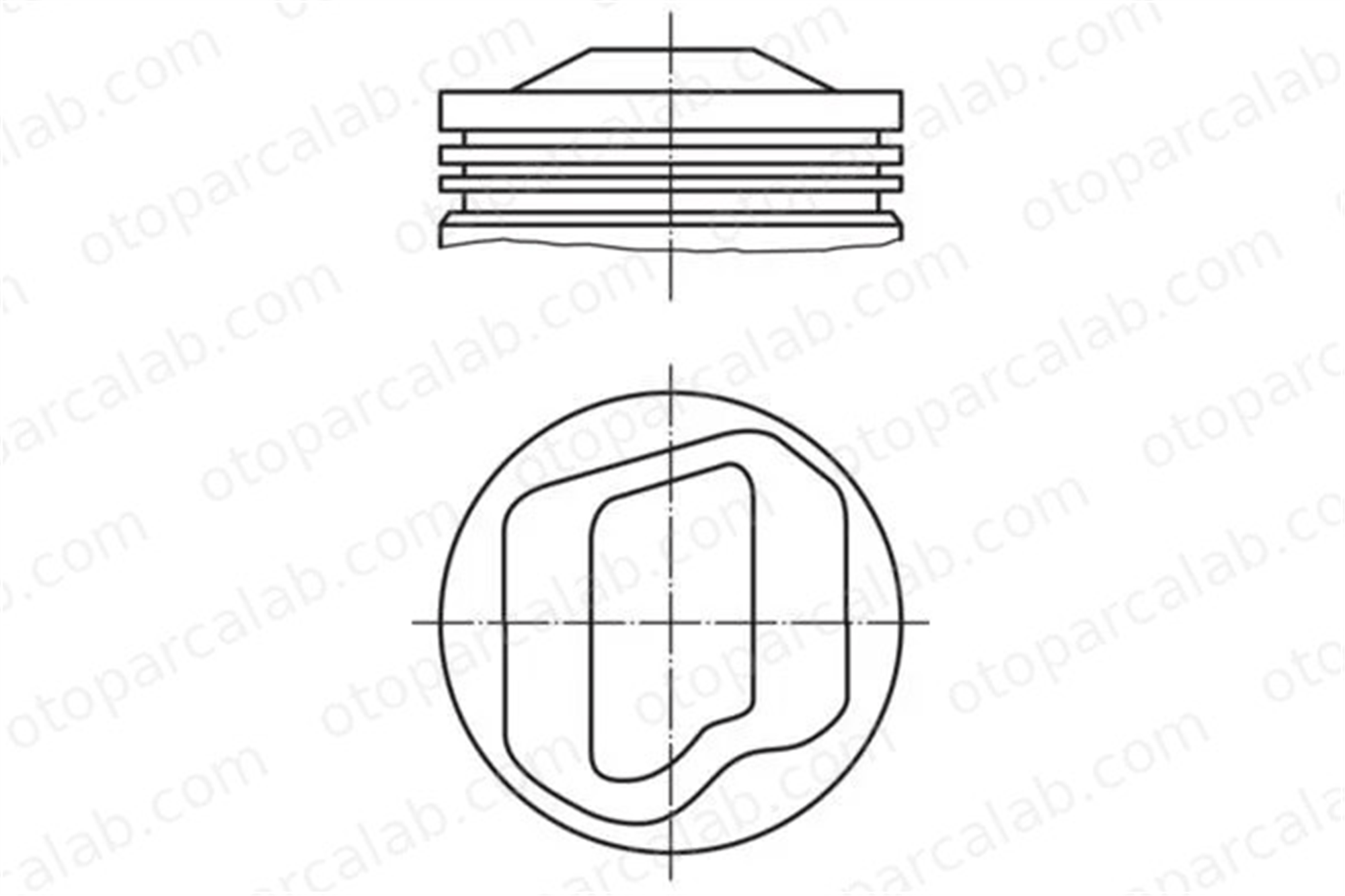 MAHLE 082 75 00 Piston (89.00MM-STD) BMW 5 7 11251714958 11251726885