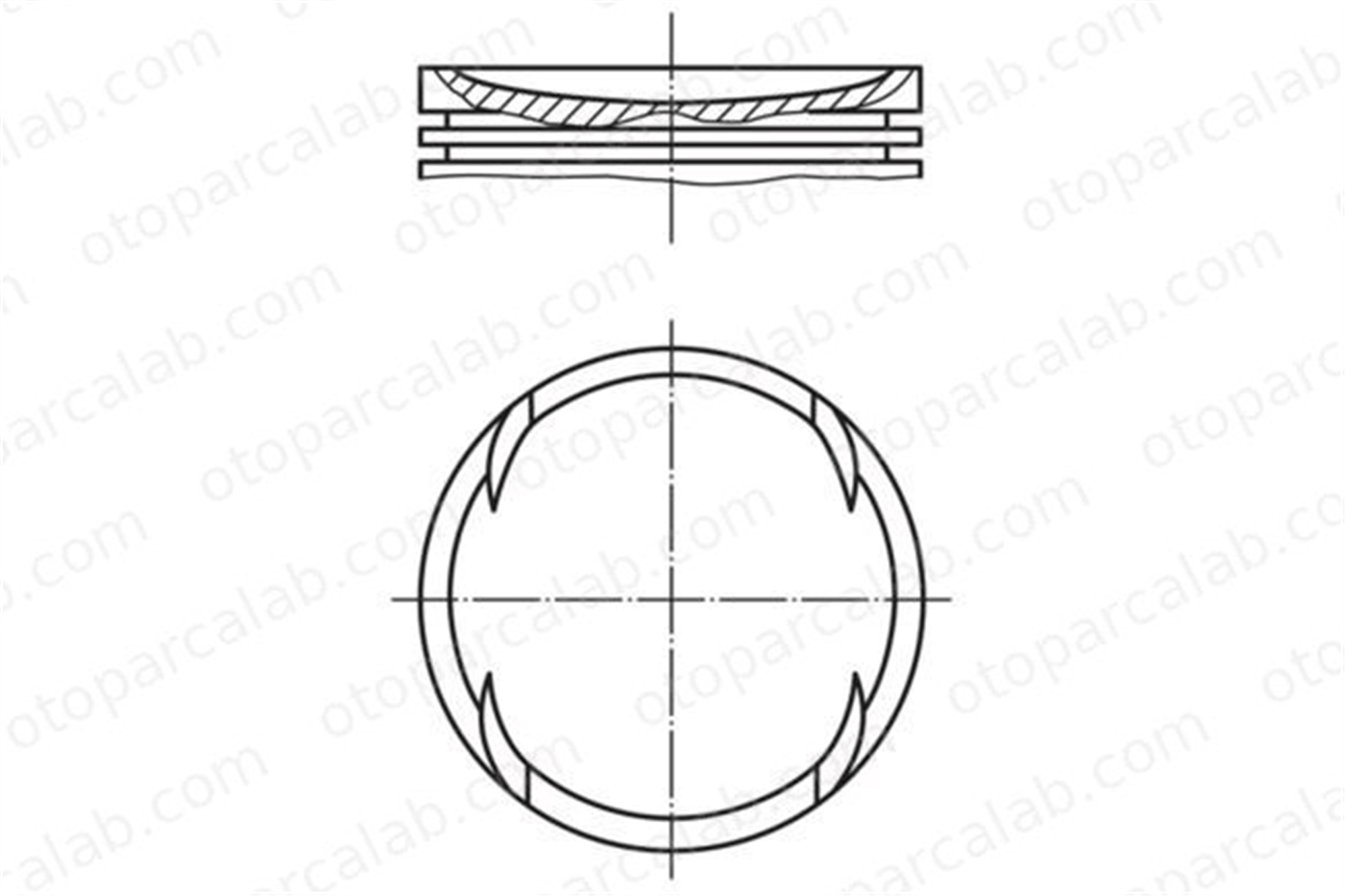 MAHLE 082 93 02 Piston (84.50MM-0.50) BMW 3 3 Coupe 11251739454 1739454