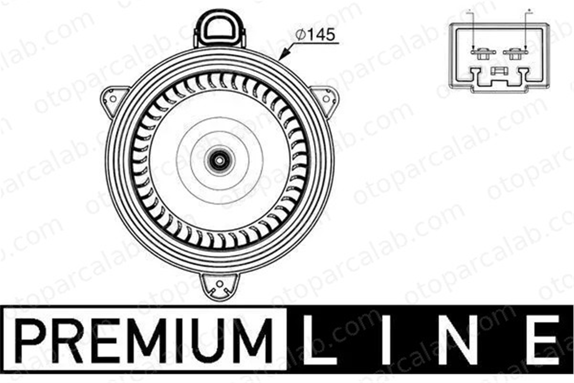 MAHLE AB 268 000P Kalorifer Motoru FORD FIESTA VII ECOSPORT AV1119846AB H1BH19846AA