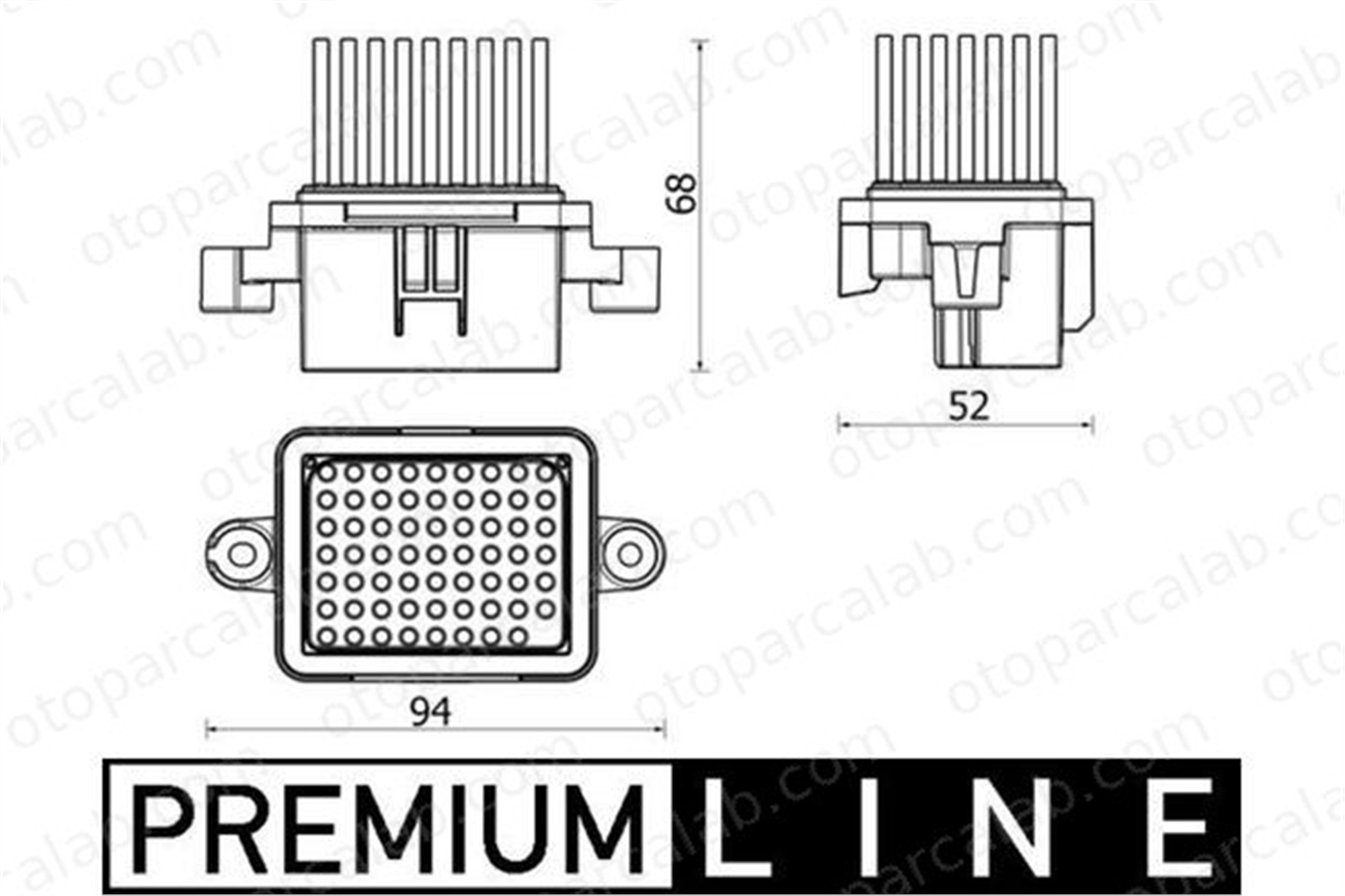MAHLE ABR 157 000P Kalorifer Rezistansı OPEL ASTRA K ASTRA K Sports Tourer 13506209
