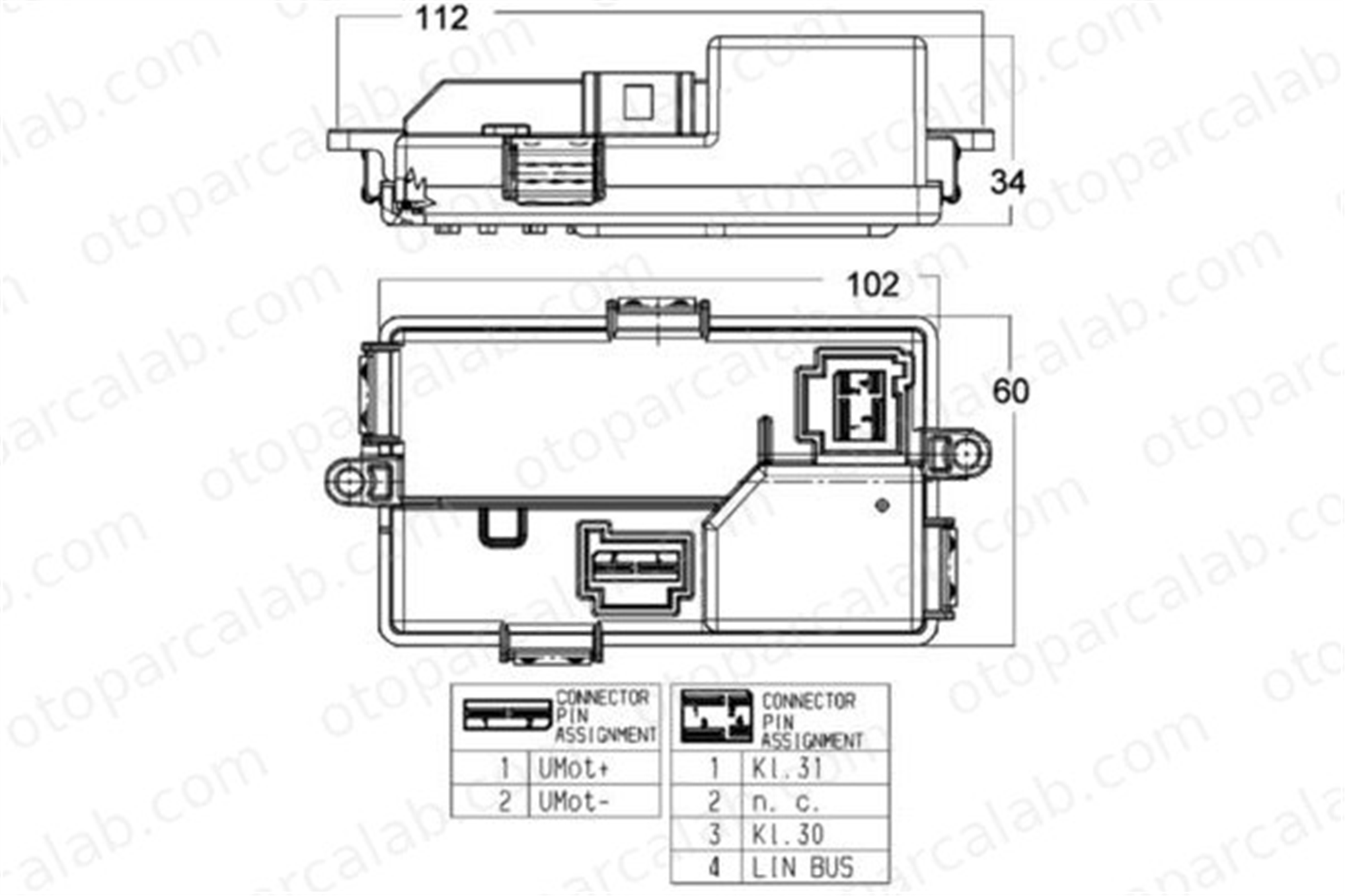MAHLE ABR 68 000P Kalorifer Rezistansı BMW 7 5 64119311938 64119226780