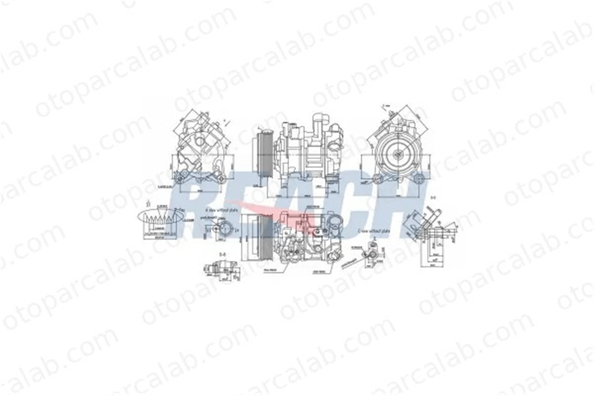 MAHLE ACP 348 000P Klima Kompresörü BMW 3 Touring 3 9223694 64506805070