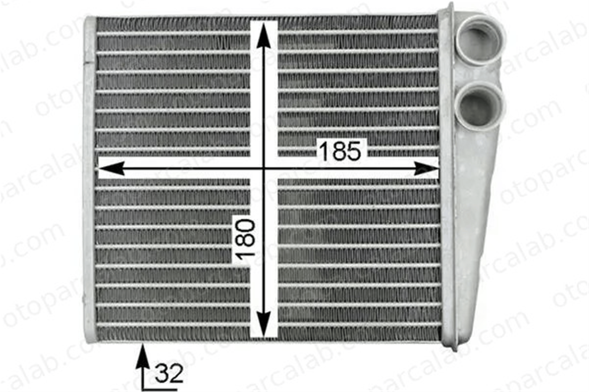 MAHLE AH 208 000S Kalorifer Radyatörü SKODA OCTAVIA II Combi AUDI A3 1K0819031 1K0819031A