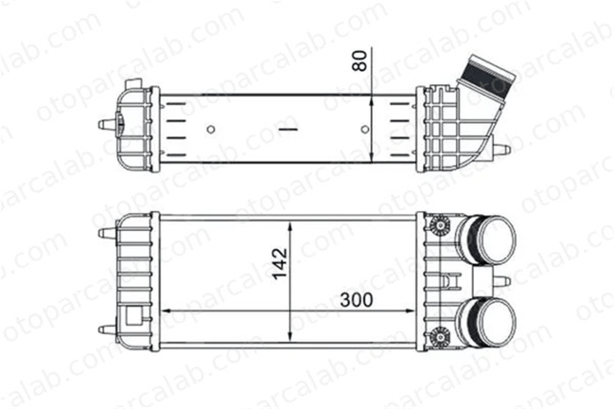 MAHLE CI 418 000S Turbo Radyatörü IVECO DAILY V Panelvan/Van DAILY VI Platform şasi 1440P8 1140P8