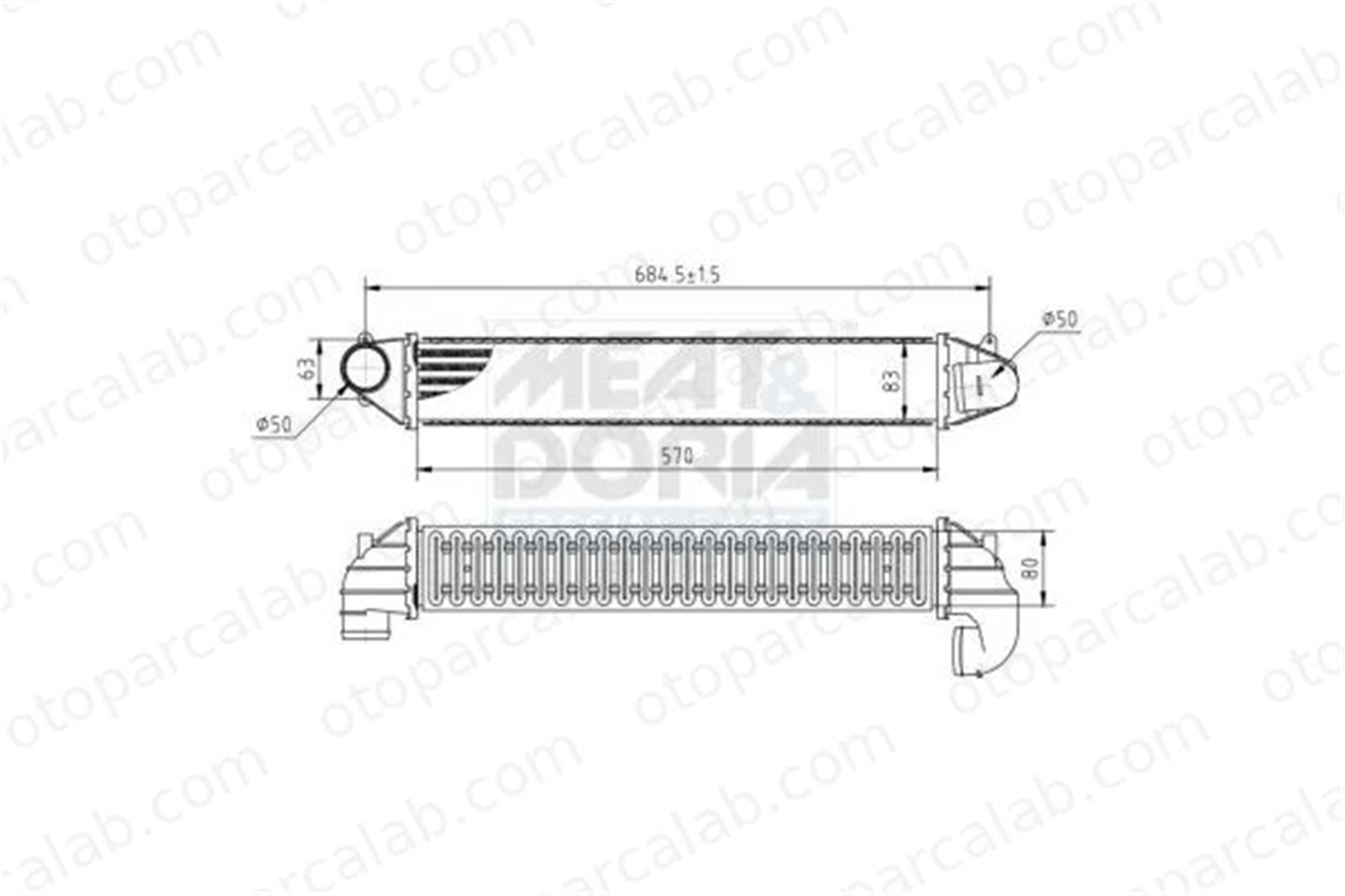 MAHLE CI 475 000P Turbo Radyatörü SEAT ALHAMBRA VW SHARAN 7M3145805 1109138