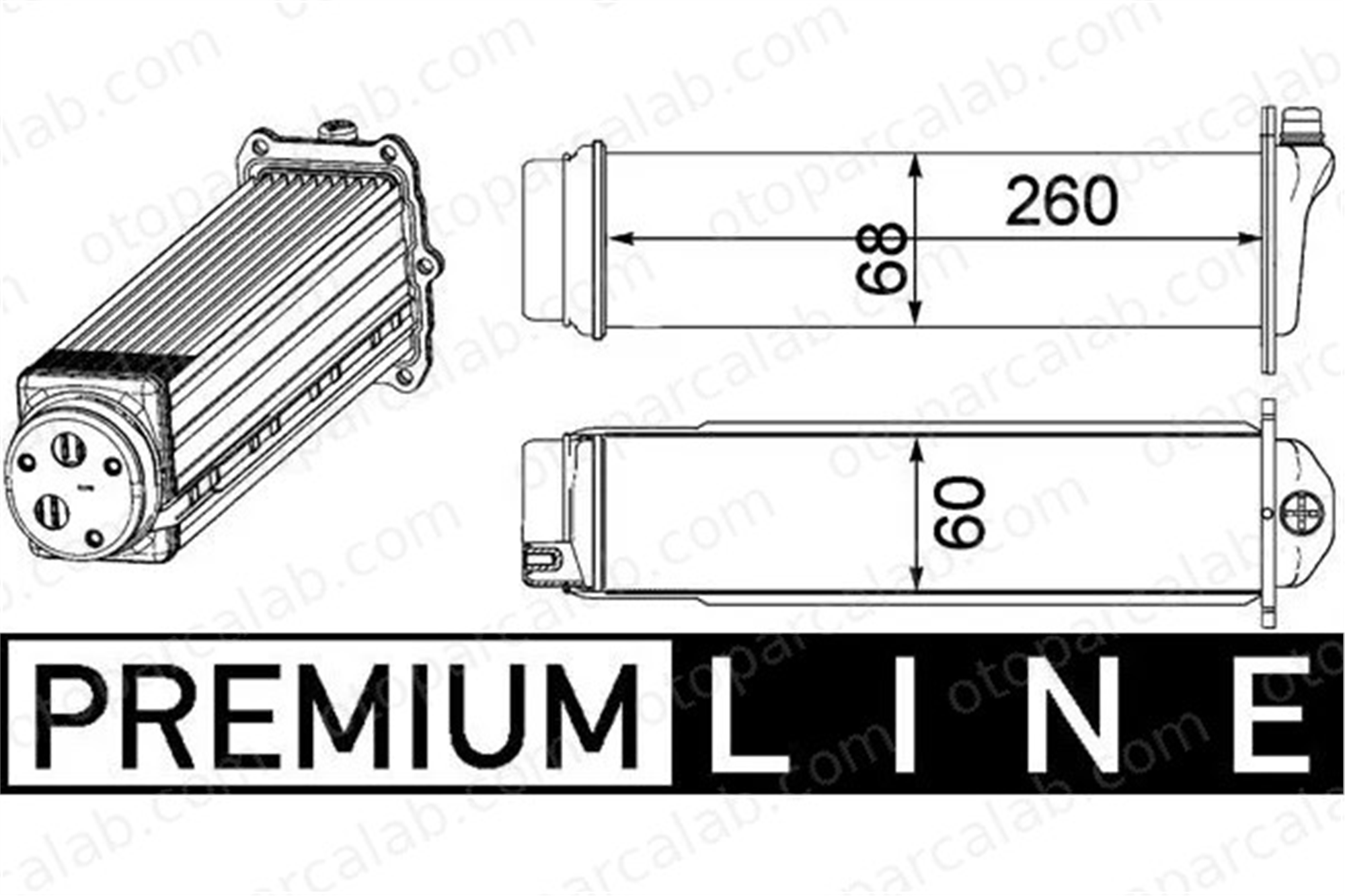 MAHLE CI 481 000P Turbo Radyatörü AUDI A8 D4 Q7 6E145621S 6E145621D
