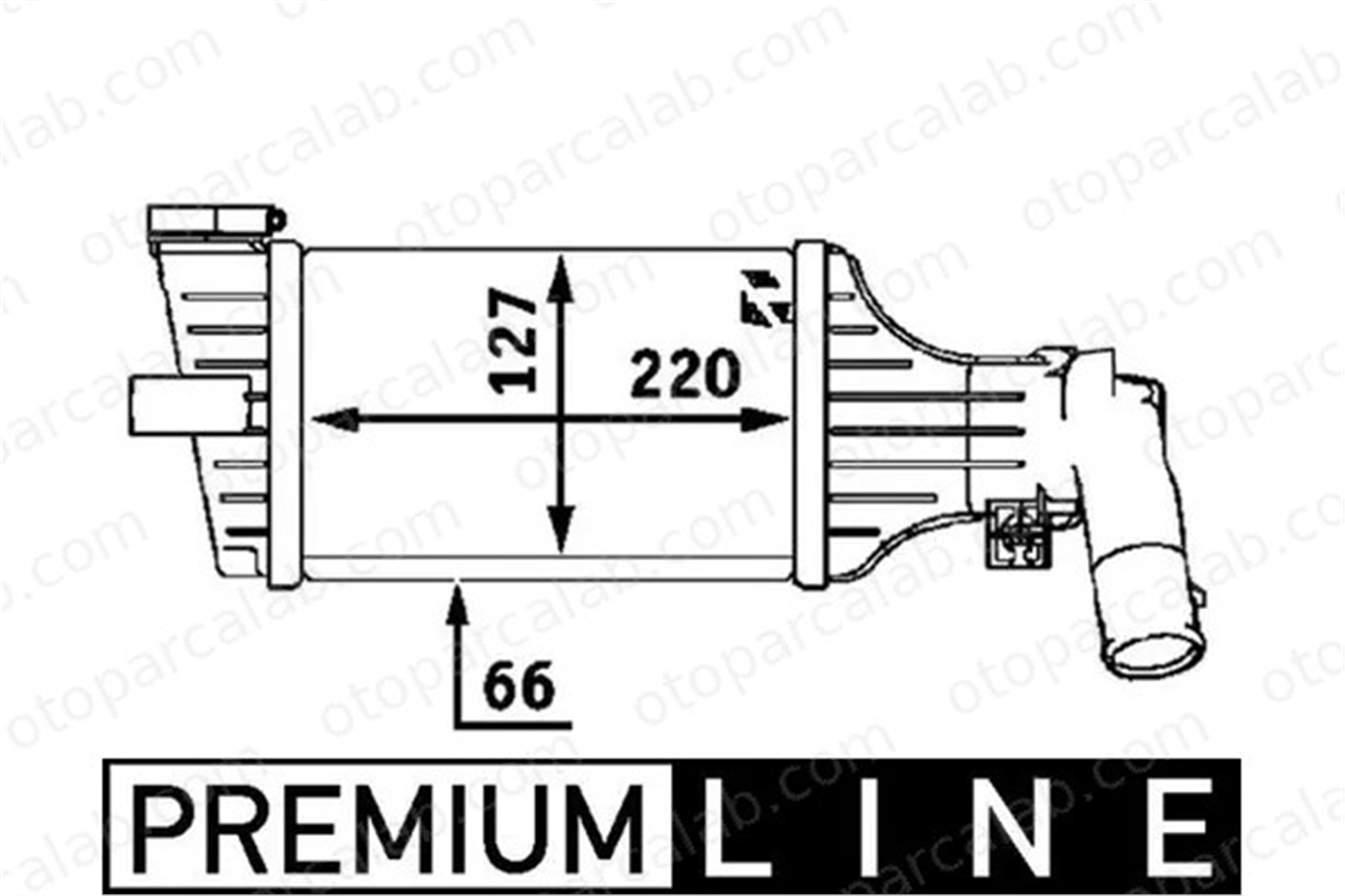 MAHLE CI 55 000P Turbo Radyatörü OPEL ASTRA G Kombi van ASTRA G Station wagon 1302244 9129519