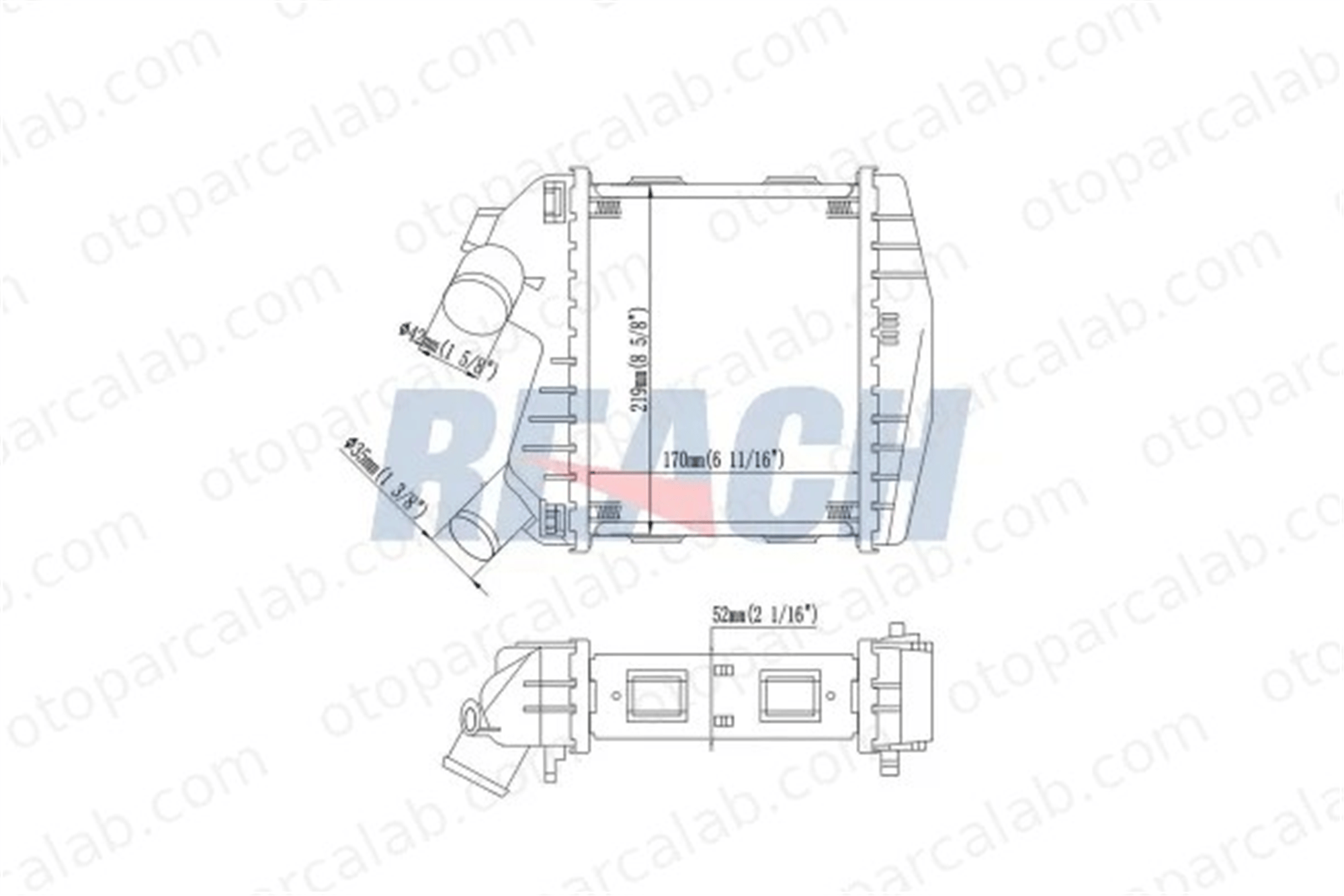 MAHLE CI 76 000P Turbo Radyatörü SMART CABRIO CITY-COUPE CI76000P 2490V00