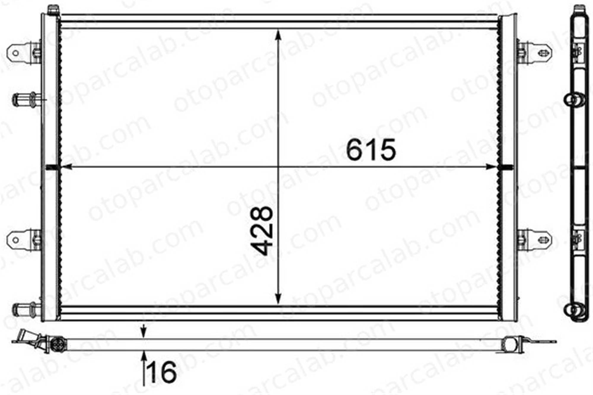 MAHLE CIR 10 000P Turbo Radyatörü AUDI A6 Allroad C6 A6 C6 4F0145804K 4F0145804E