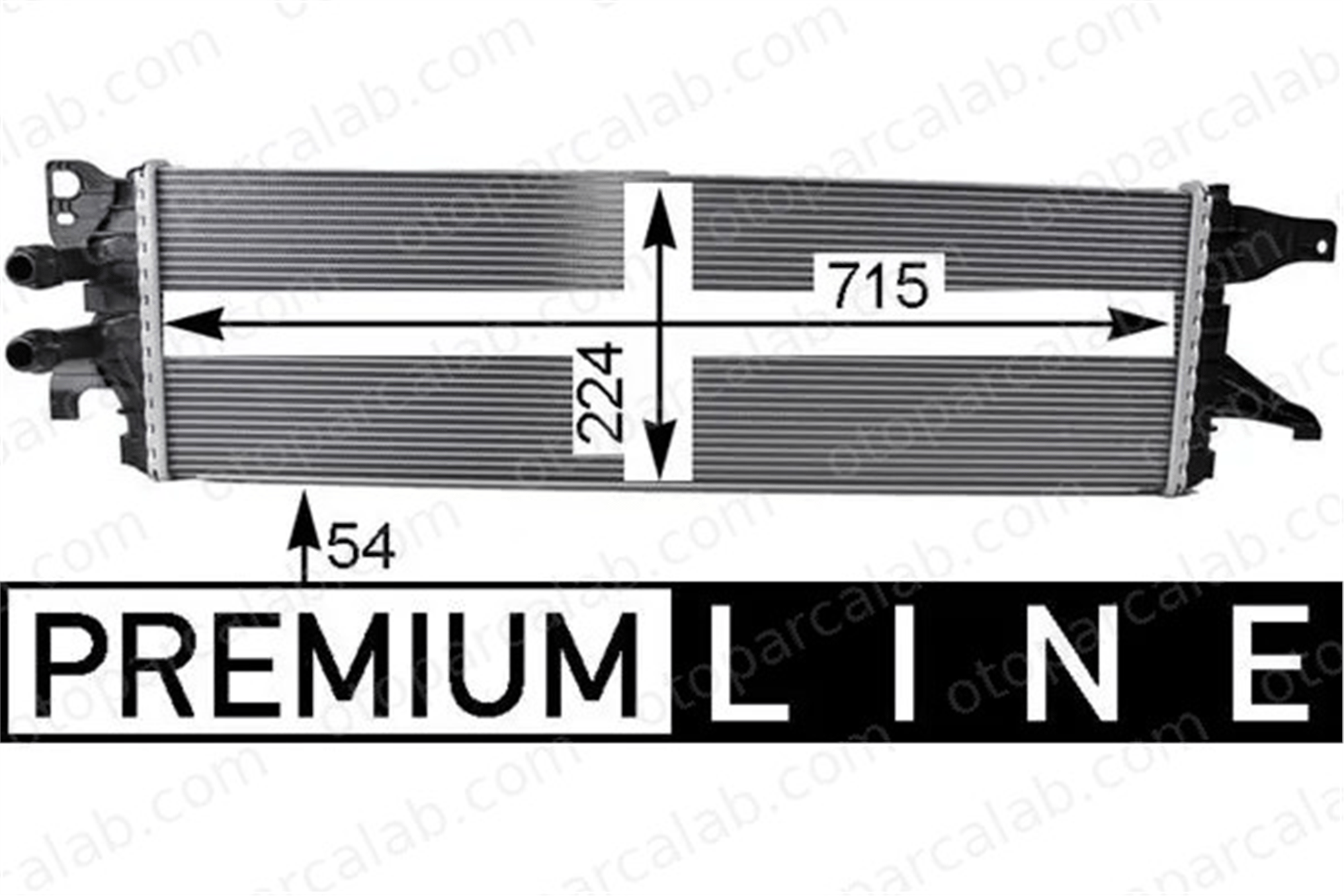 MAHLE CIR 8 000P Su Radyatörü VW MULTIVAN T6 TRANSPORTER T6 / CARAVELLE T6 Minibüs/Otobüs 7E0121212 7E0121212B