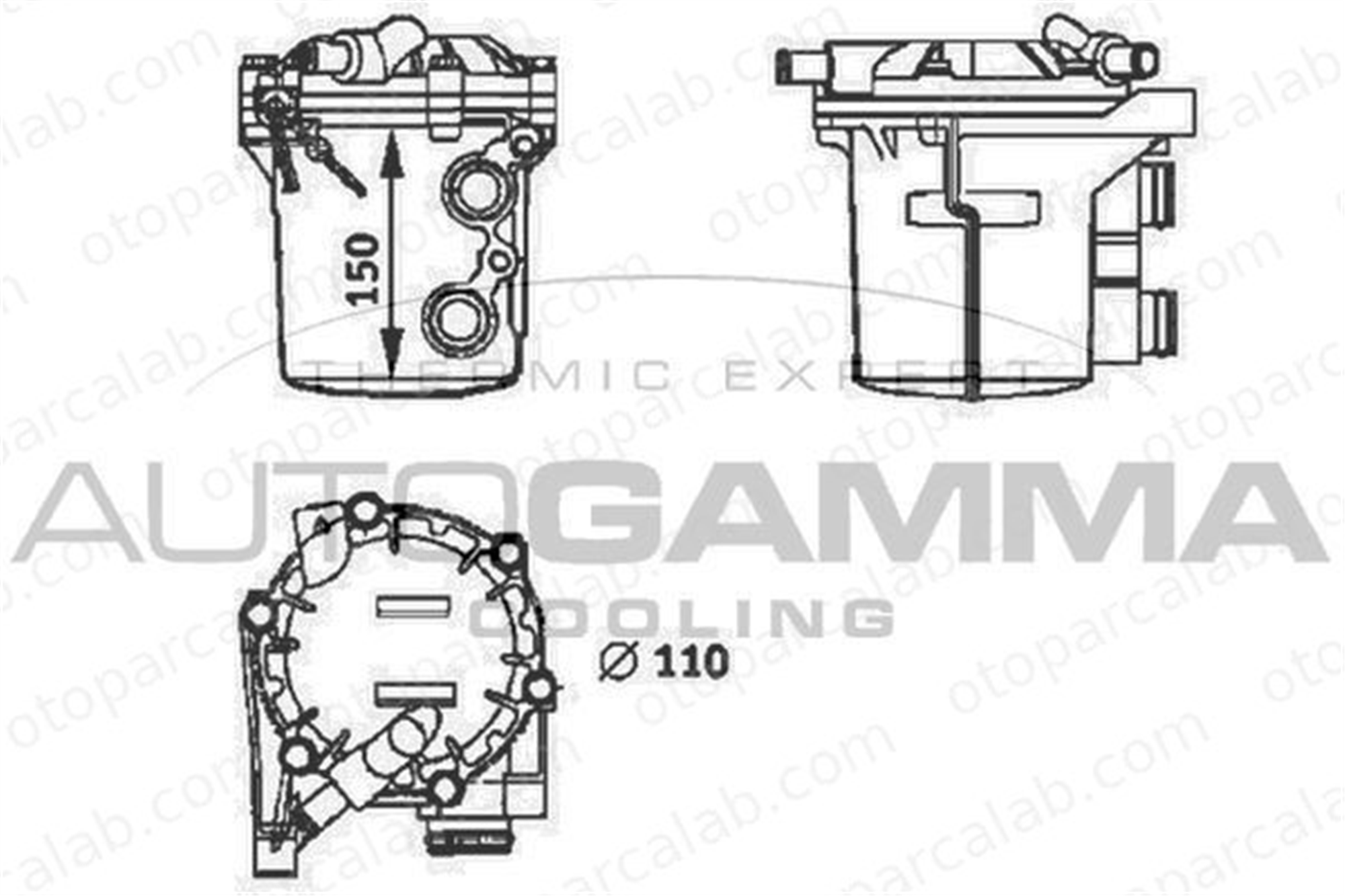 MAHLE CLC 31 000P Motor Yağ Soğutucu MERCEDES-BENZ SPRINTER 4-t Panelvan/Van SPRINTER 3-t Minibüs/Otobüs 1111800065 A1111800065
