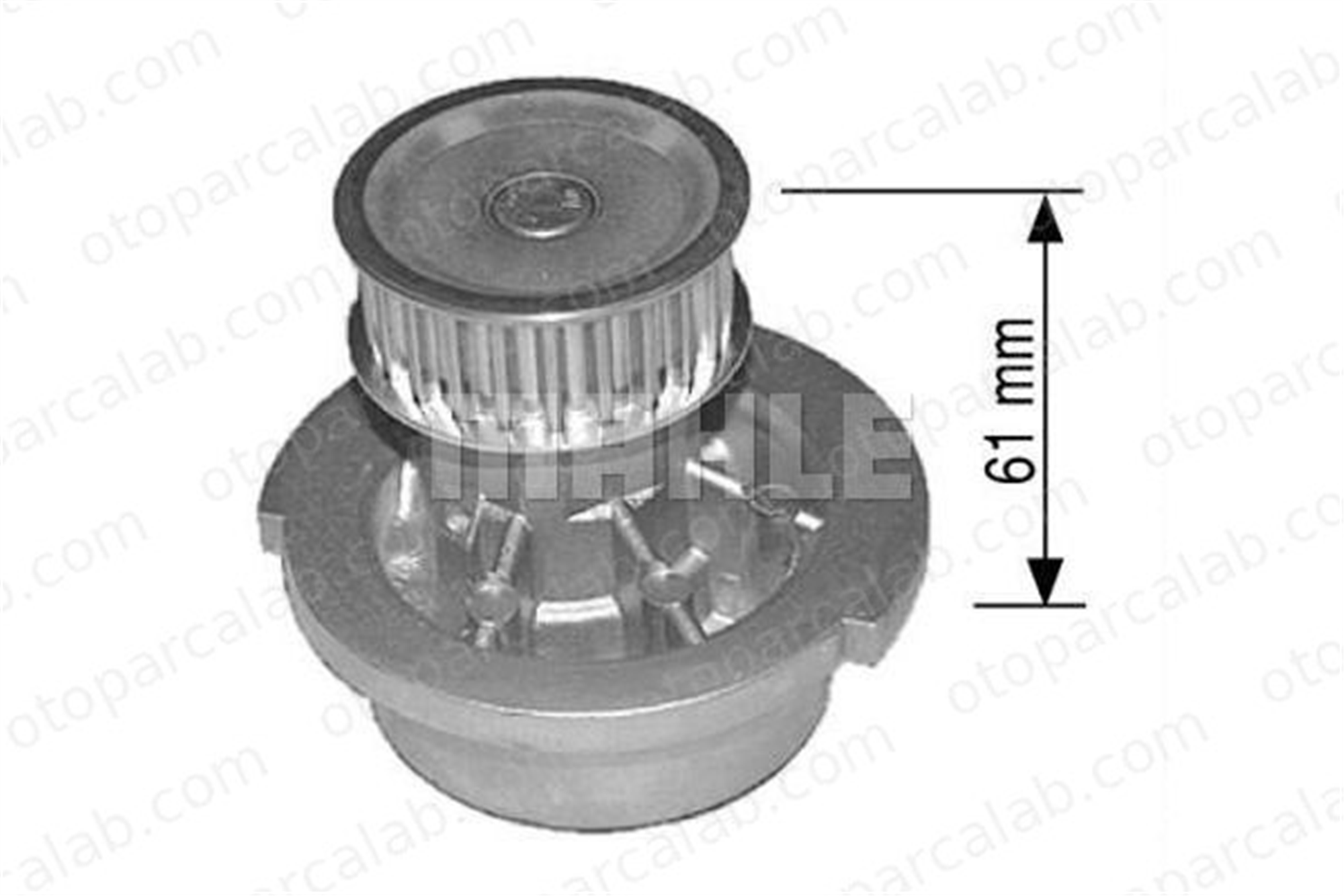 MAHLE CP 11 000S Devirdaim Su Pompası OPEL CORSA B TIGRA 9192797 96413863