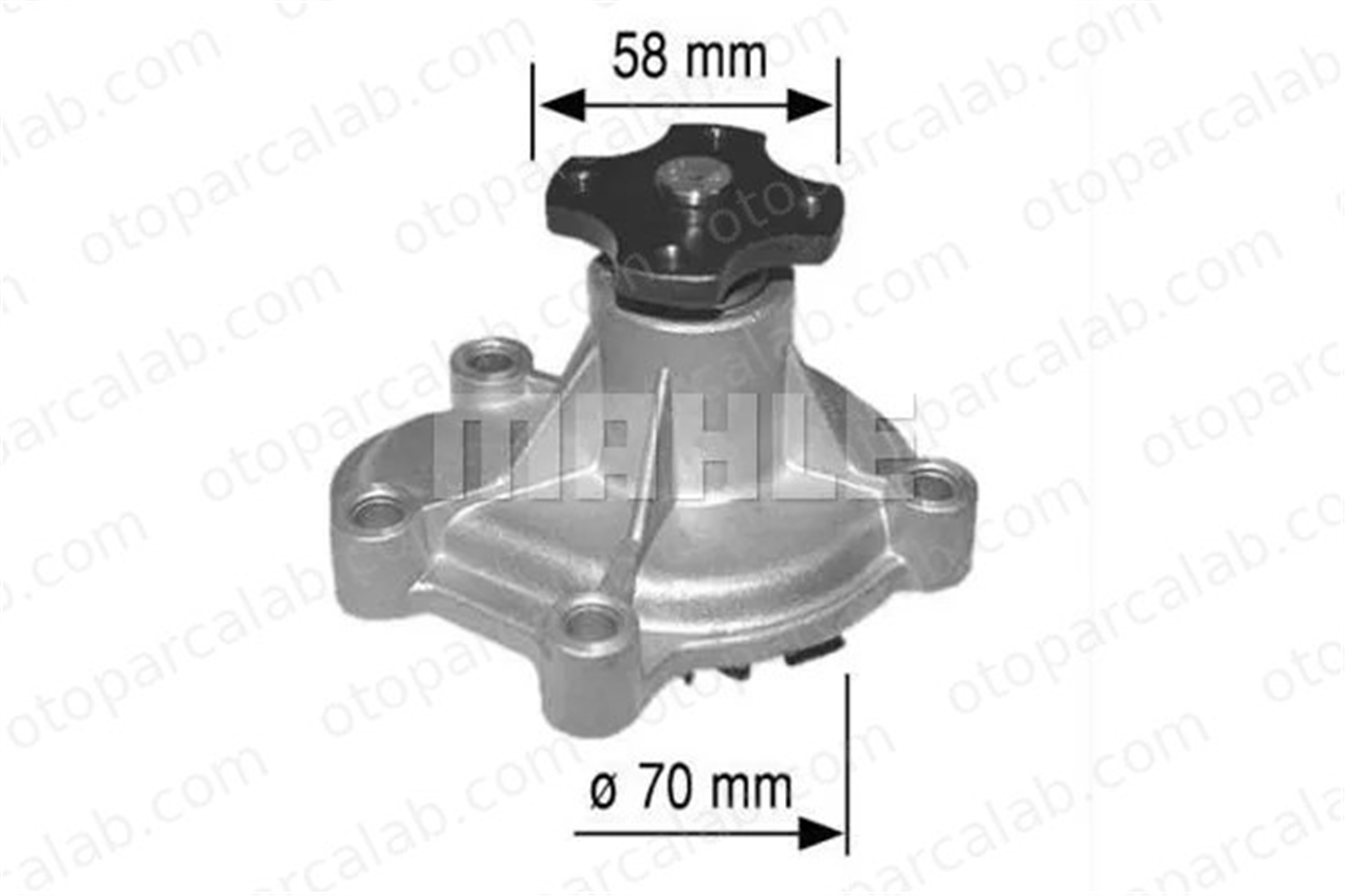 MAHLE CP 176 000S Devirdaim Su Pompası OPEL ASTRA F ASTRA F Hatchback 97220278 97114682