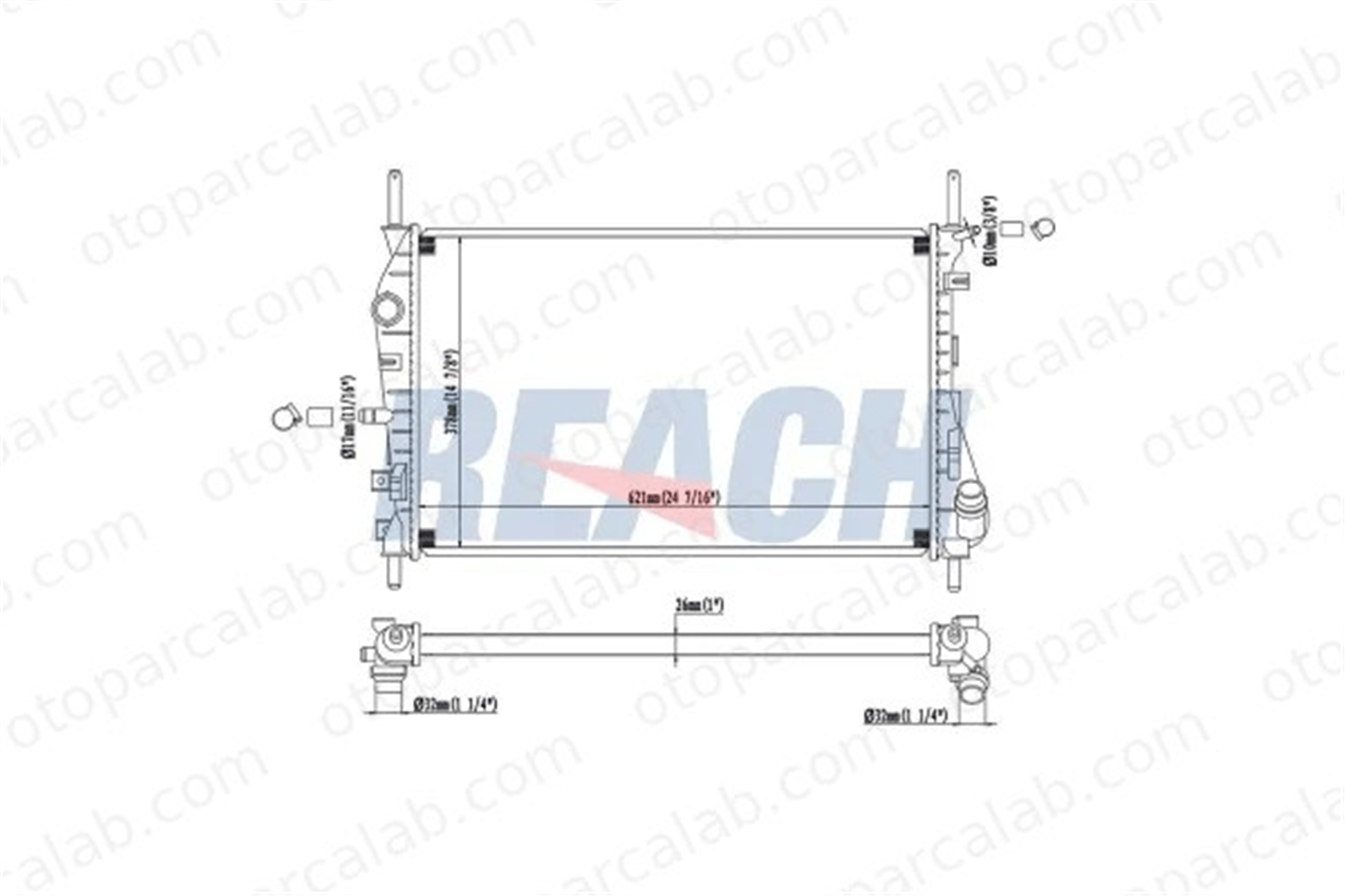 MAHLE CR 1084 000S Su Radyatörü FORD MONDEO III Sedan MONDEO III ME2S718005AD 1216264