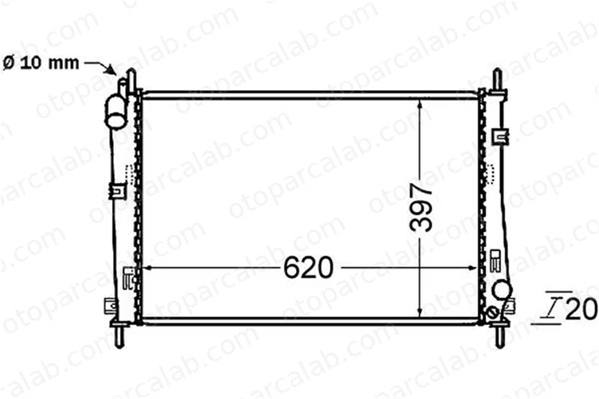 MAHLE CR 1137 000S Su Radyatörü FORD MONDEO III Sedan MONDEO III 17117562586 1114764