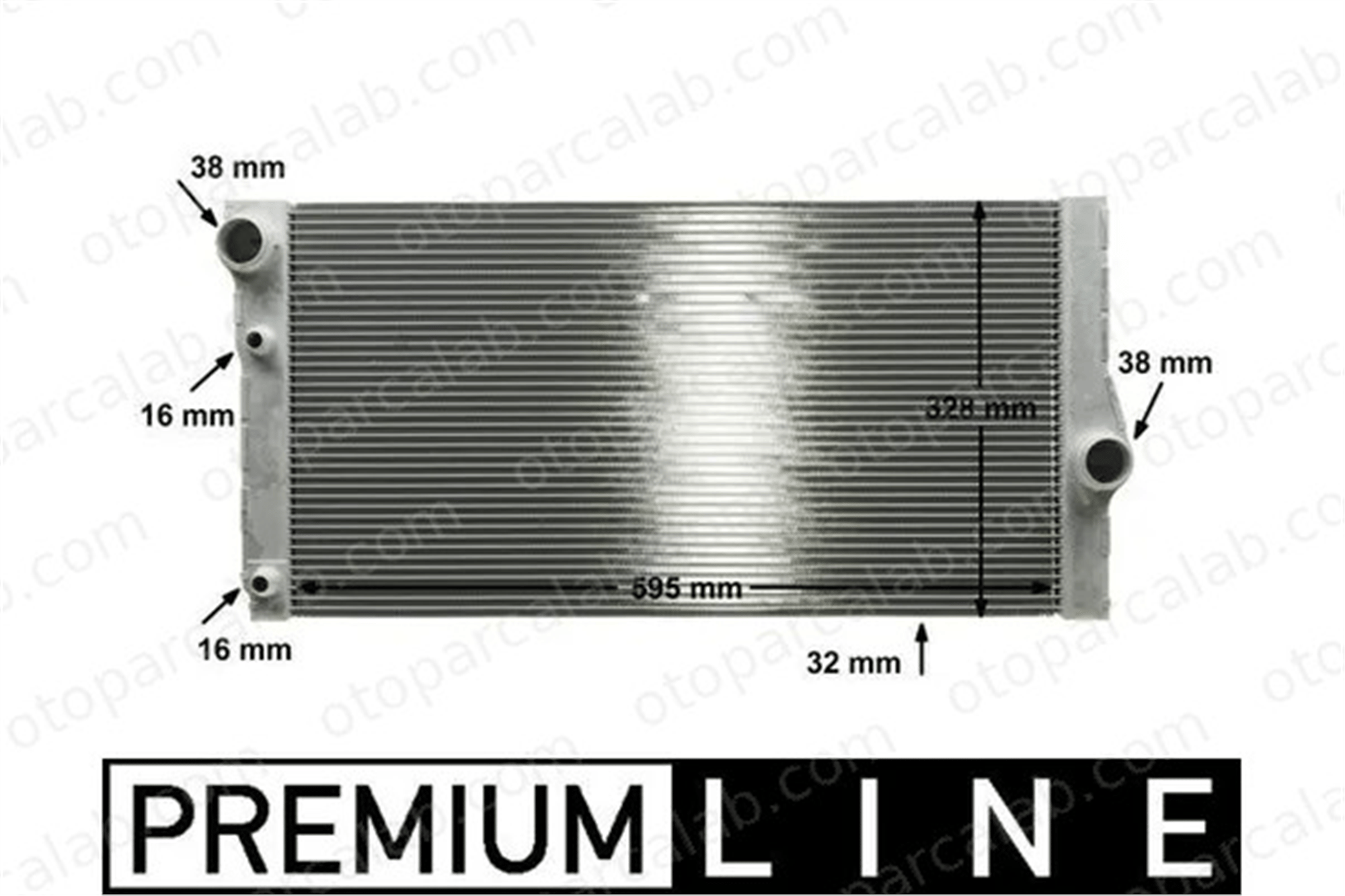 MAHLE CR 1147 000P Su Radyatörü BMW 5 5 Touring 17118509175 17118509176