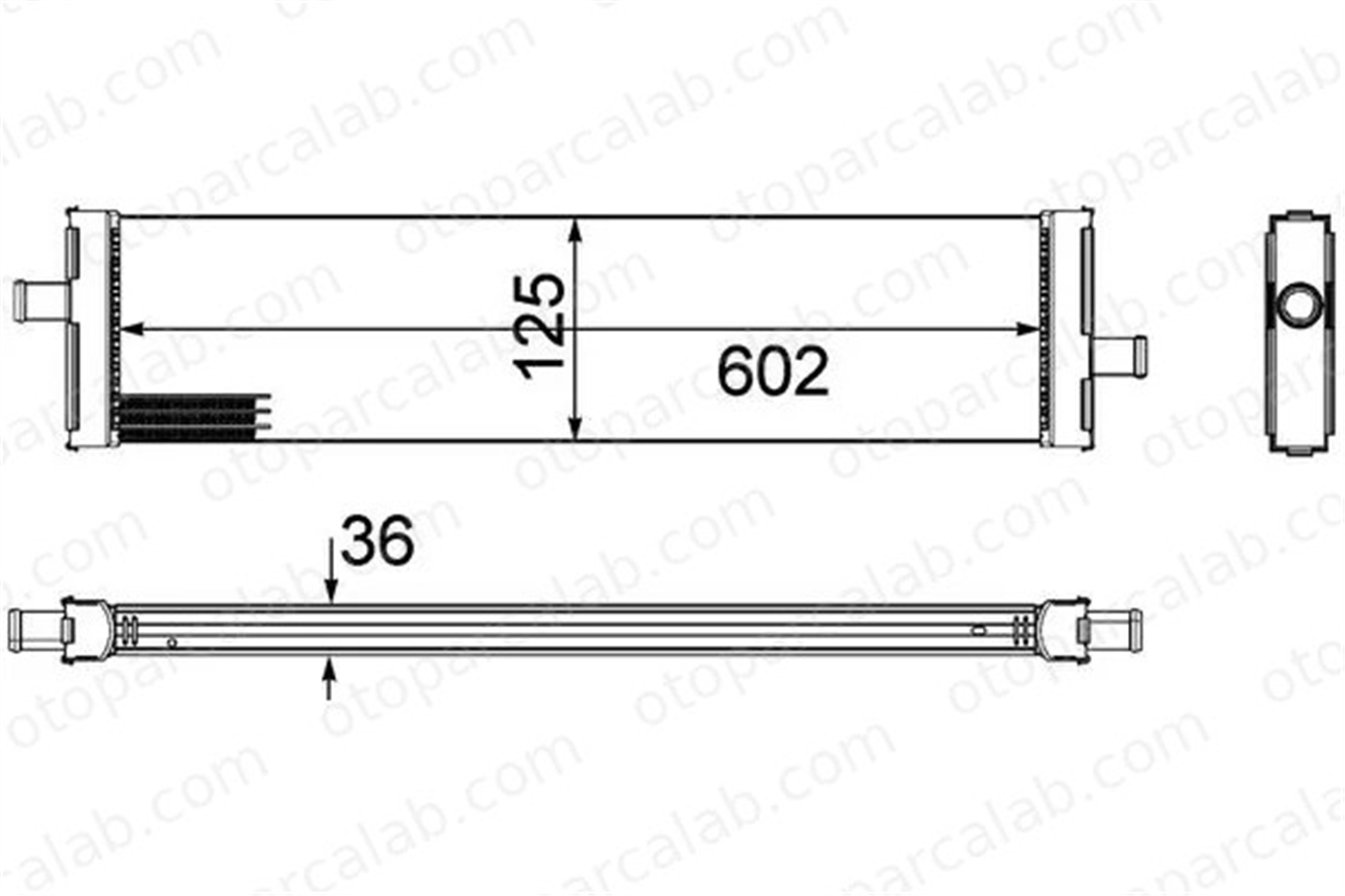 MAHLE CR 1185 000P Su Radyatörü PORSCHE PANAMERA AUDI A6 C7 7P0121212A 8R0121212C