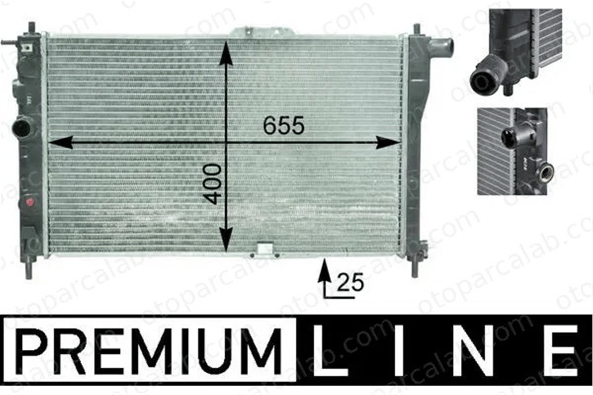 MAHLE CR 1307 000P Su Radyatörü DAEWOO NEXIA NEXIA Sedan 1300112 96144847