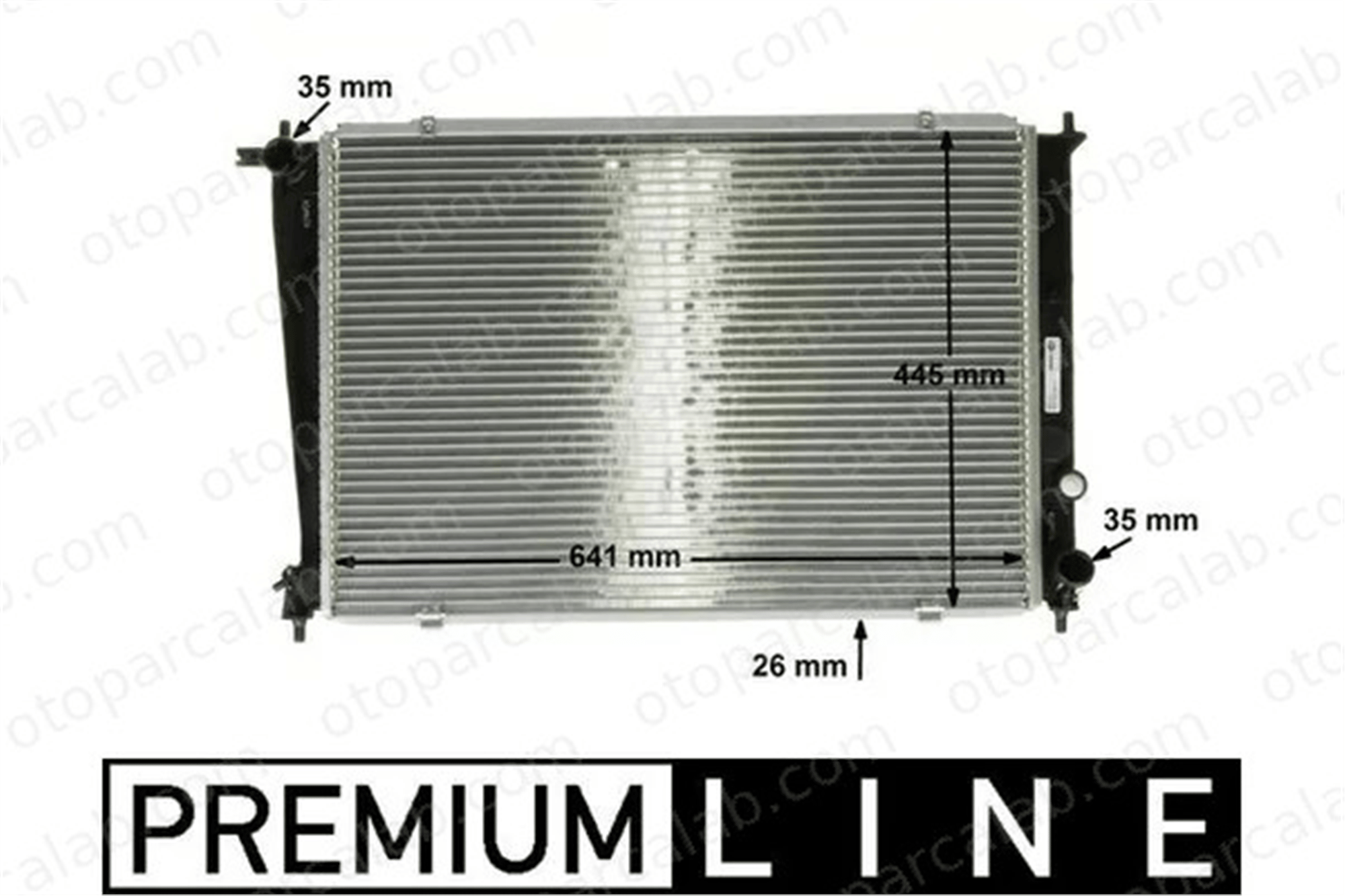 MAHLE CR 1316 000P Su Radyatörü HYUNDAI H-1 / STAREX Minibüs/Otobüs H-1 Panelvan/Van 2088142 2088146