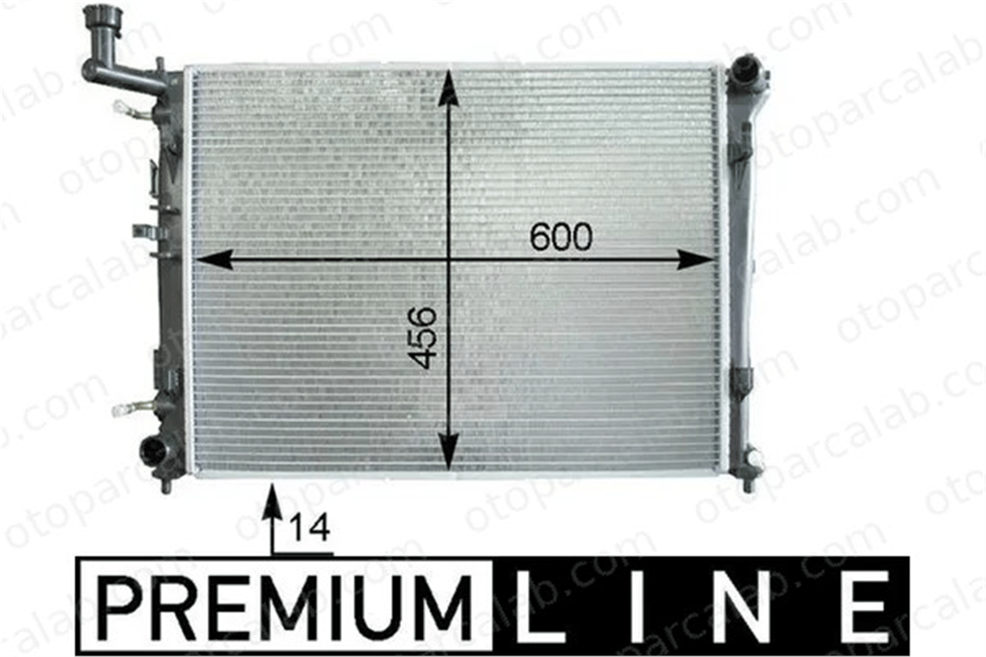 MAHLE CR 1337 000P Su Radyatörü HYUNDAI i30 i30 Station wagon 253102H050