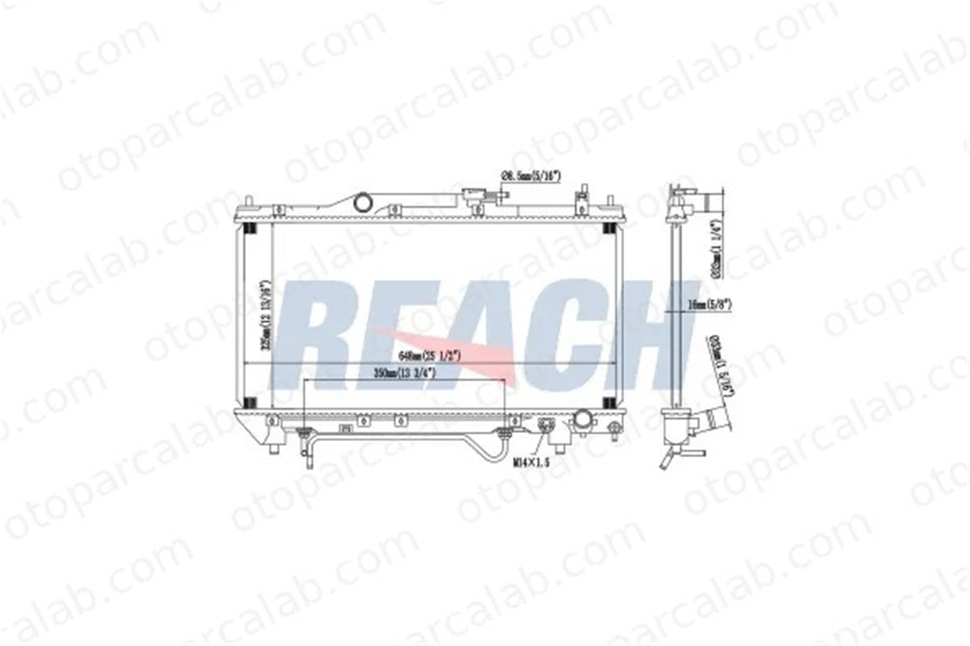 MAHLE CR 1525 000S Su Radyatörü TOYOTA AVENSIS AVENSIS Liftback 16400 1640303190