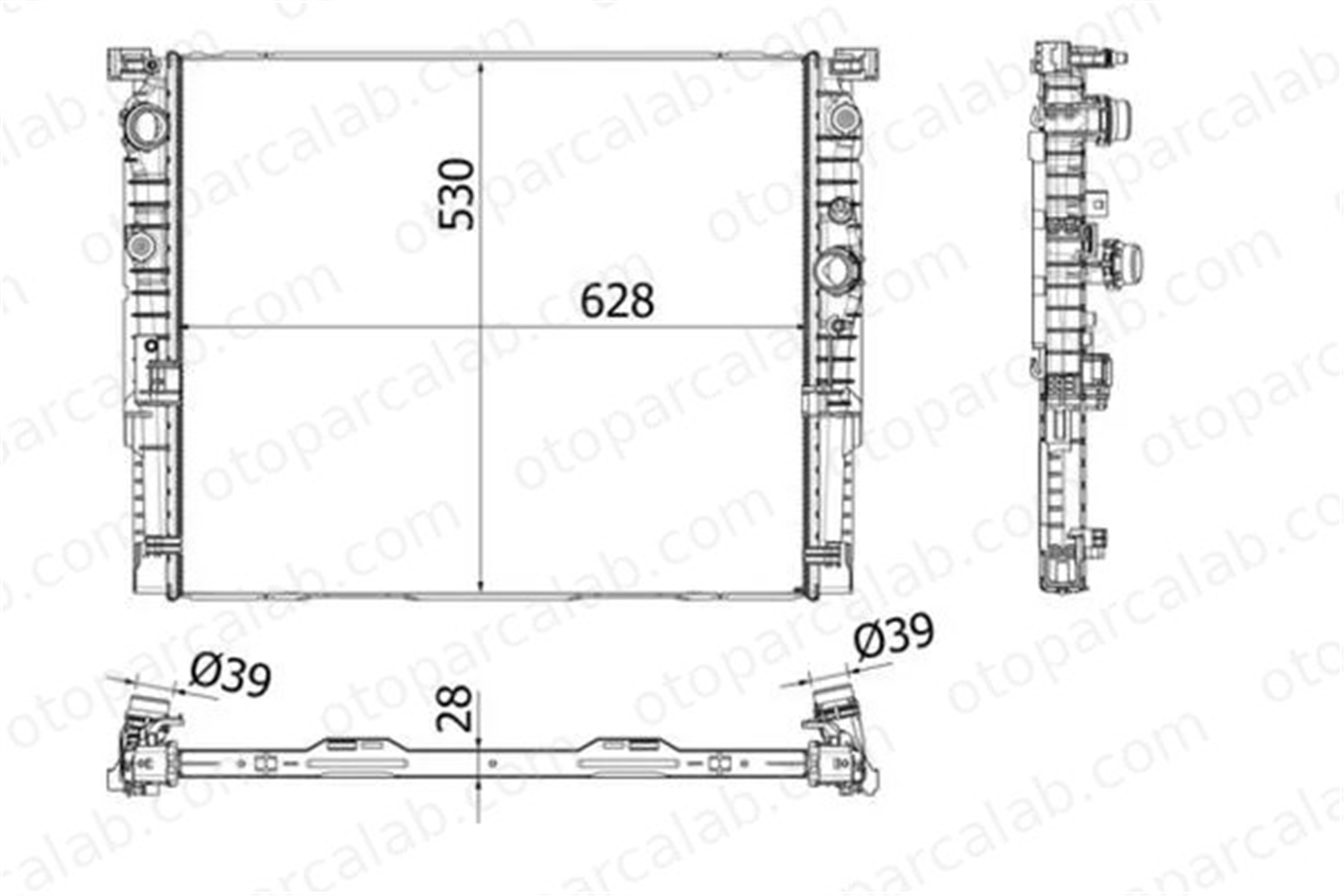 MAHLE CR 2196 000P Su Radyatörü BMW 7 17700 66D01