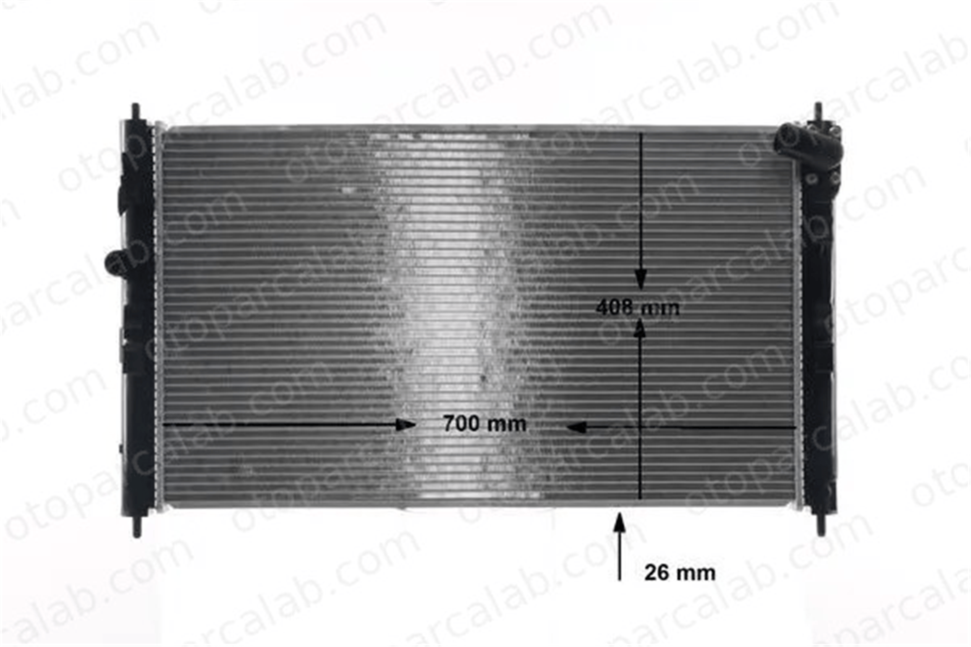 MAHLE CR 2239 000S Su Radyatörü CITROËN C4 AIRCROSS PEUGEOT 4008 164000T370 16400