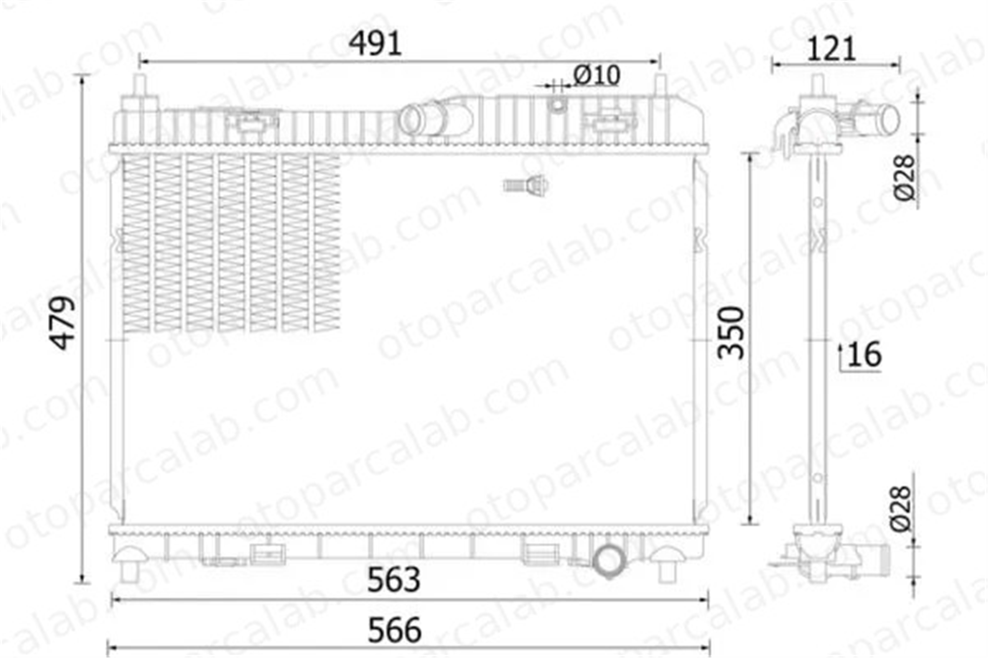 MAHLE CR 2427 000S Su Radyatörü FORD KA+ III FIESTA VI CR2427000S 1772874