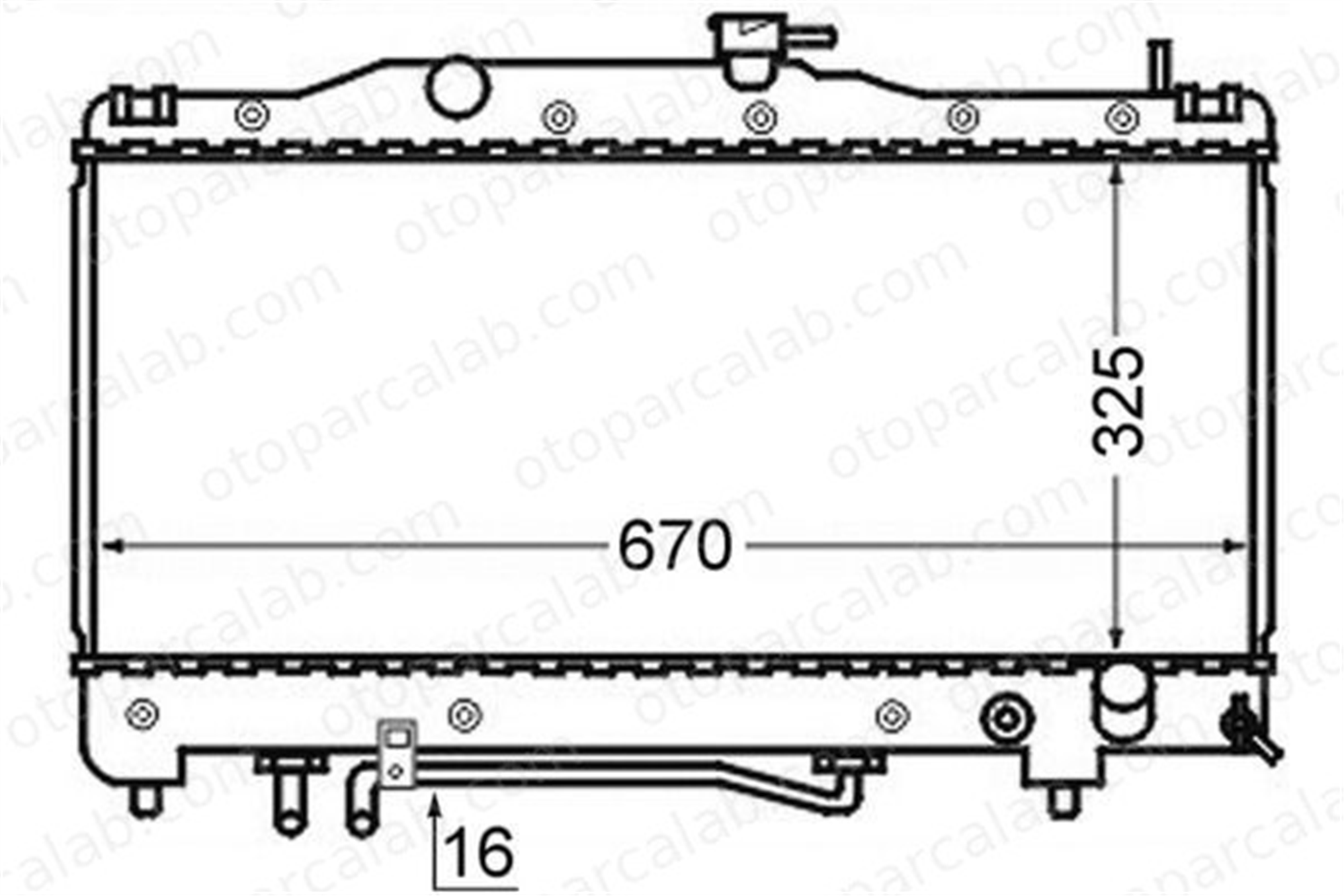 MAHLE CR 746 000S Su Radyatörü TOYOTA CARINA E VI CARINA E VI Sedan 4B0121251R 1640003100