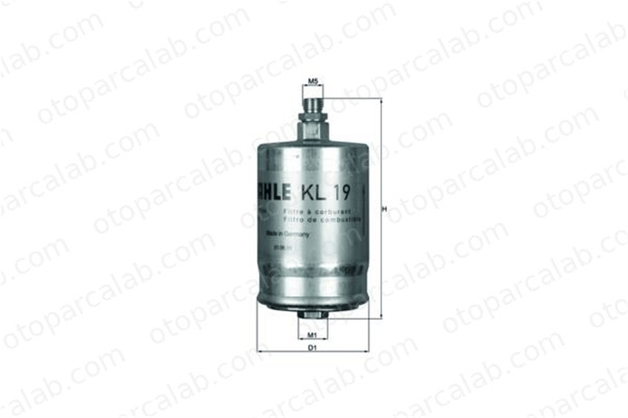 MAHLE KL 19 Yakıt Filtresi MERCEDES-BENZ S-SERISI 124 Sedan A0024770601 25067070