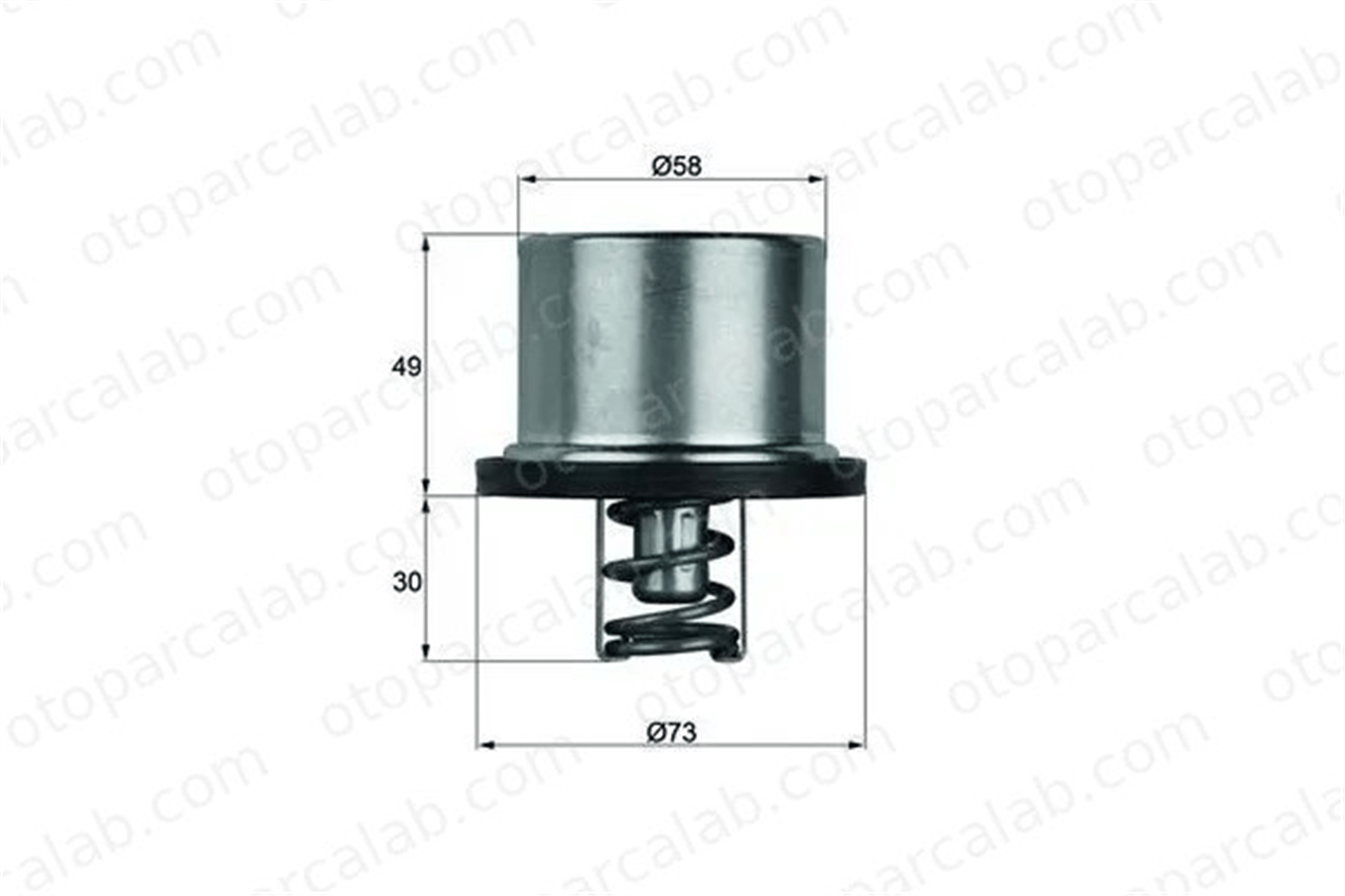 MAHLE THD 1 75 Termostat VOLVO FL6 FL10 1661993 222730