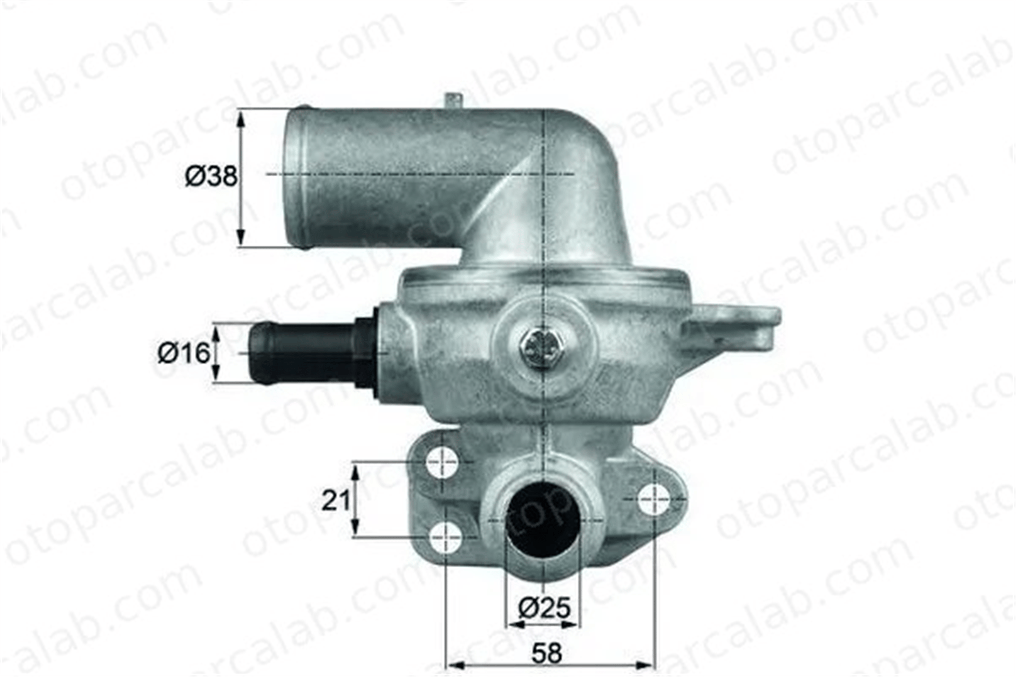 MAHLE TI 135 80D Termostat CHRYSLER VOYAGER IV 49012022H