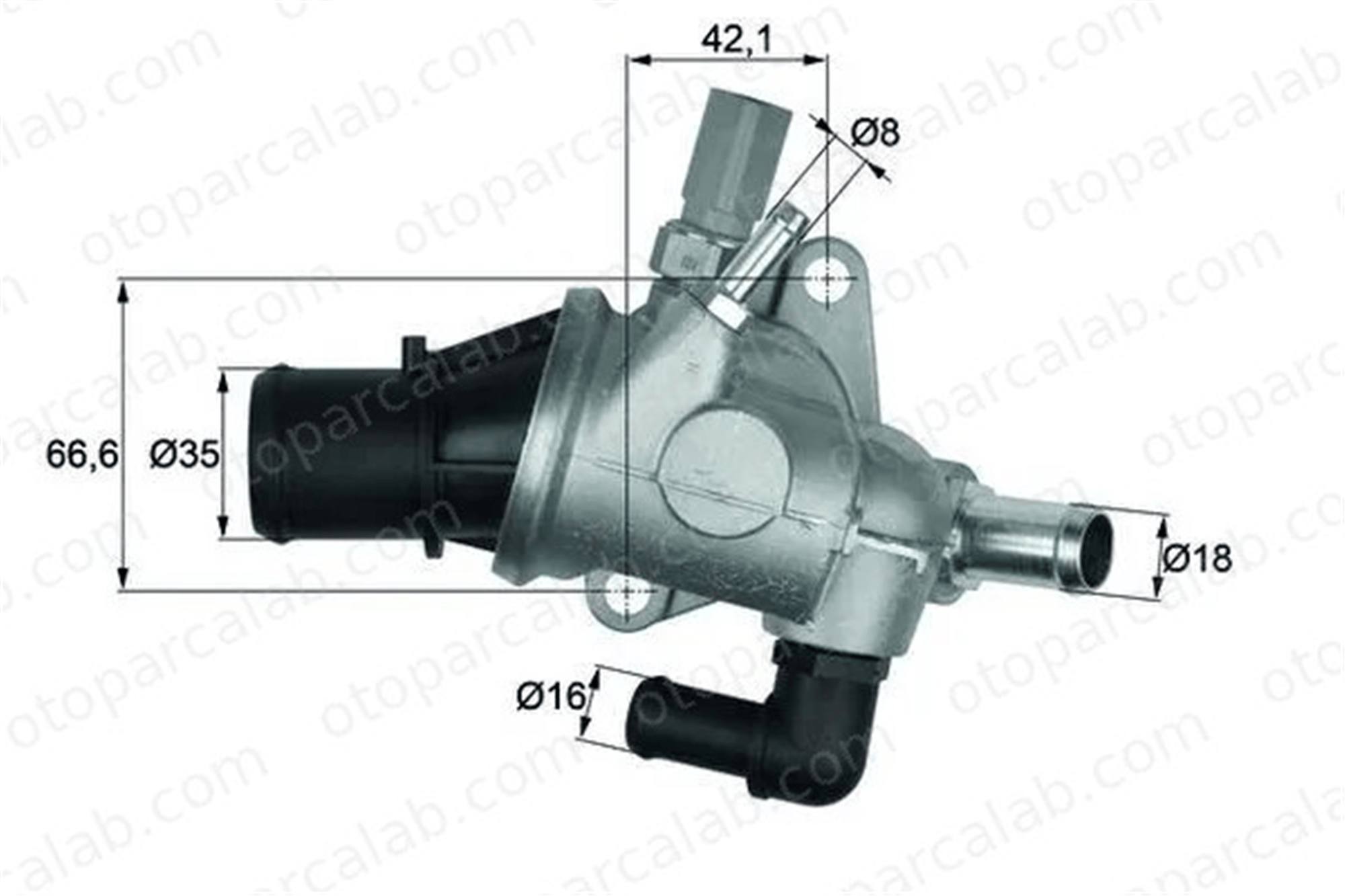 MAHLE TI 154 88 Termostat ALFA ROMEO 145 146 TI 154 88