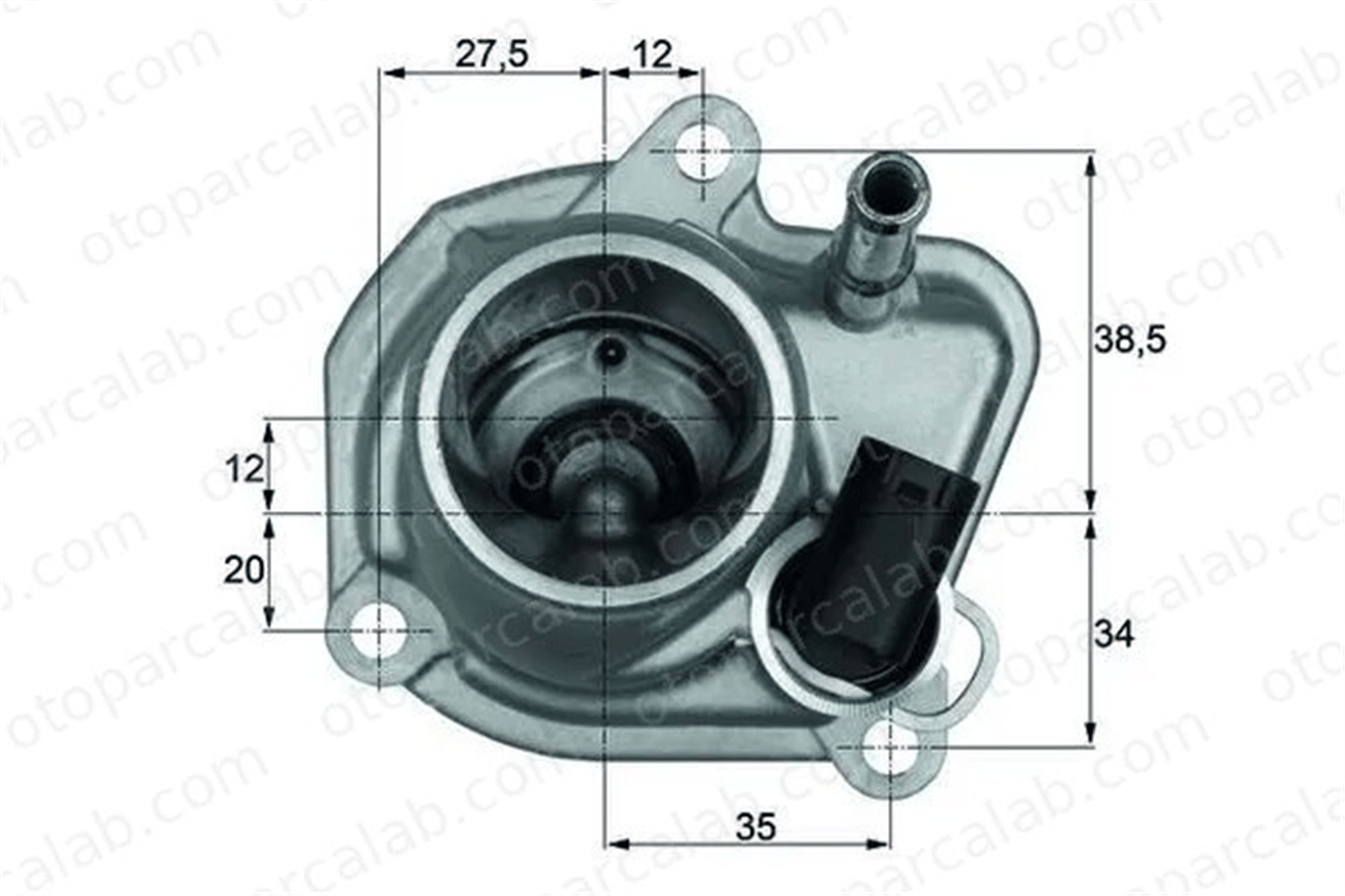MAHLE TI 29 87 Termostat Gövdesi CHRYSLER PT CRUISER 6642030375 5080258AA
