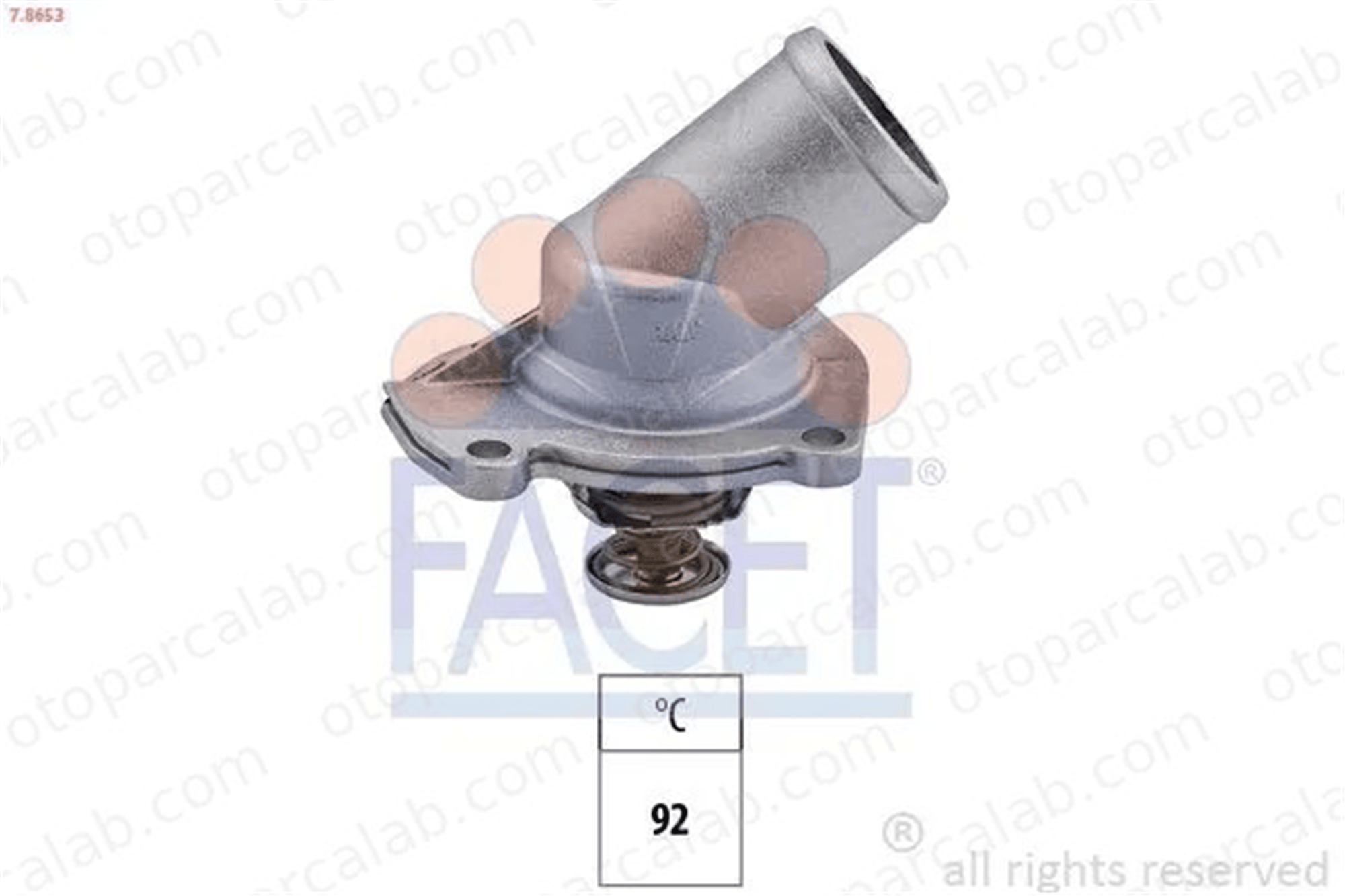 MAHLE TI 4 92 Termostat 92 °C OPEL CORSA D ASTRA H 12992692 1338096
