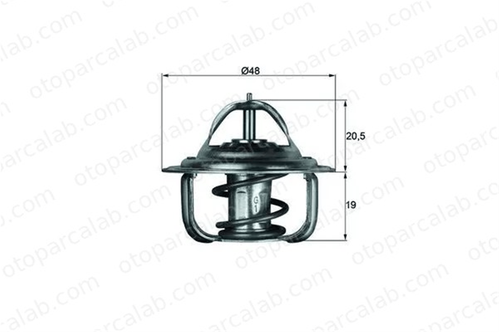 MAHLE TX 1 92D Termostat OPEL CORSA A Hatchback KADETT E Hatchback 1338870 36121113