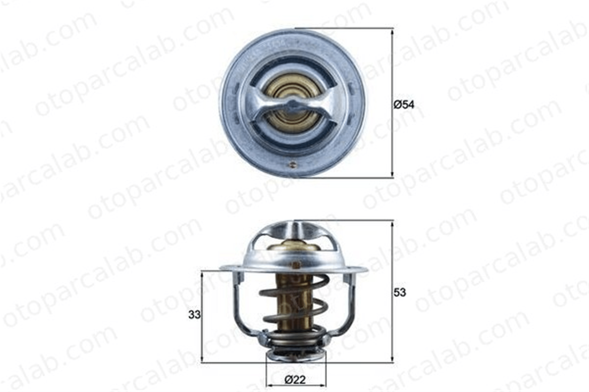 MAHLE TX 179 89D Termostat 89 °C OPEL ASTRA H ASTRA H GTC 97388357 1338276
