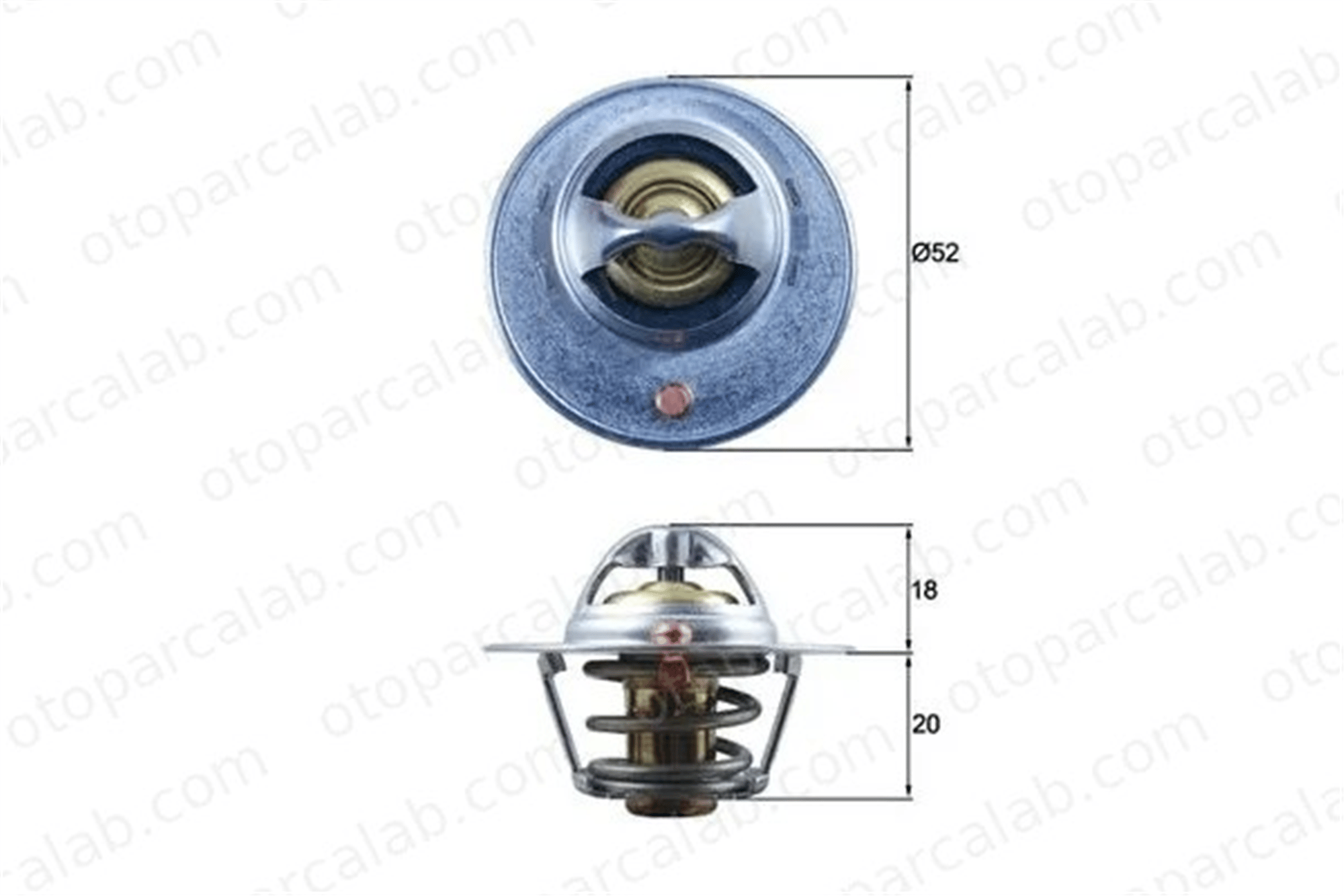 MAHLE TX 185 82D Termostat SMART FORFOUR MITSUBISHI COLT VI TX18582D MN176384
