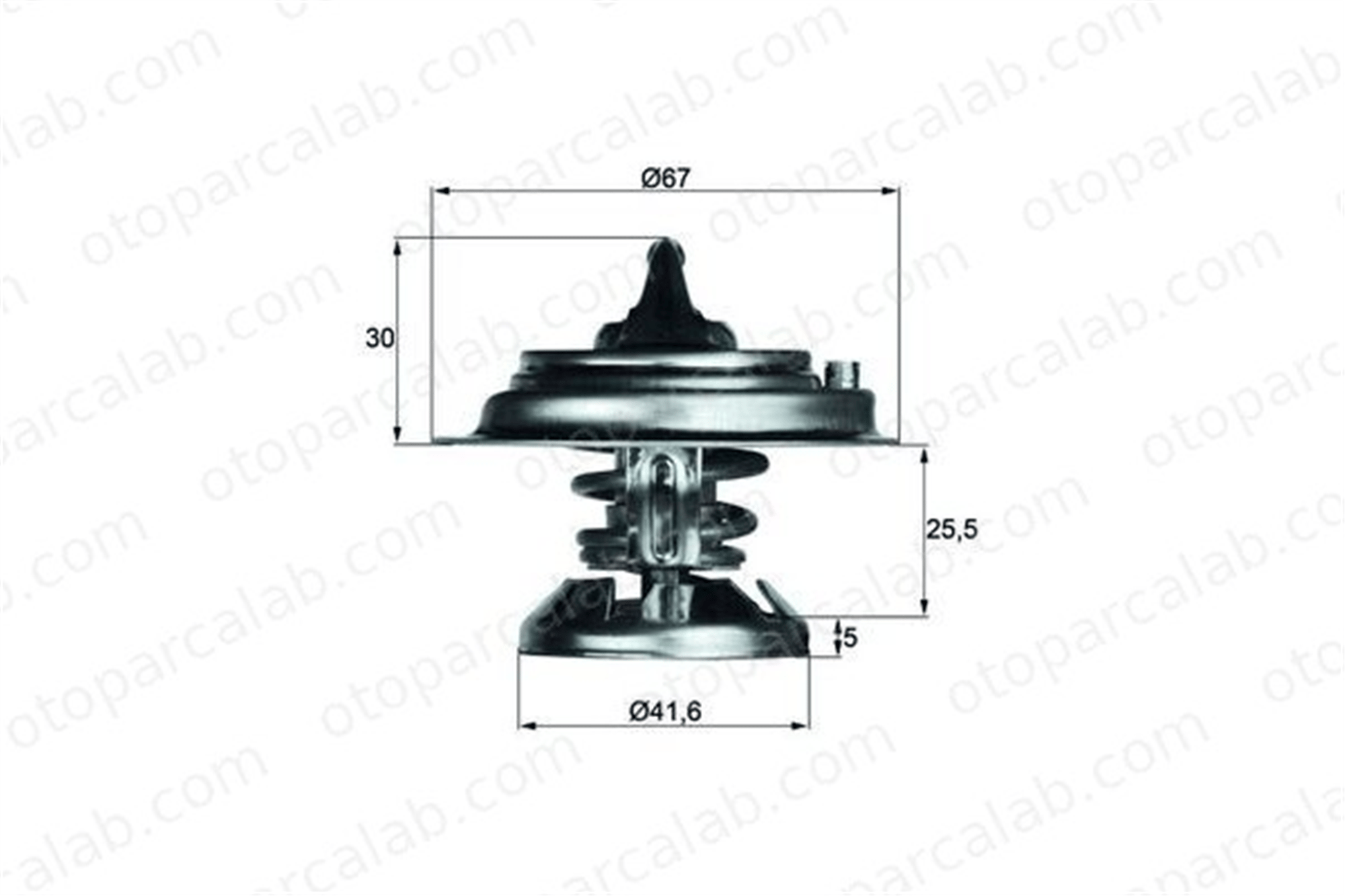 MAHLE TX 29 85D Termostat 85 °C MERCEDES-BENZ 124 T-Model G-SERISI A6012000015 6062030275