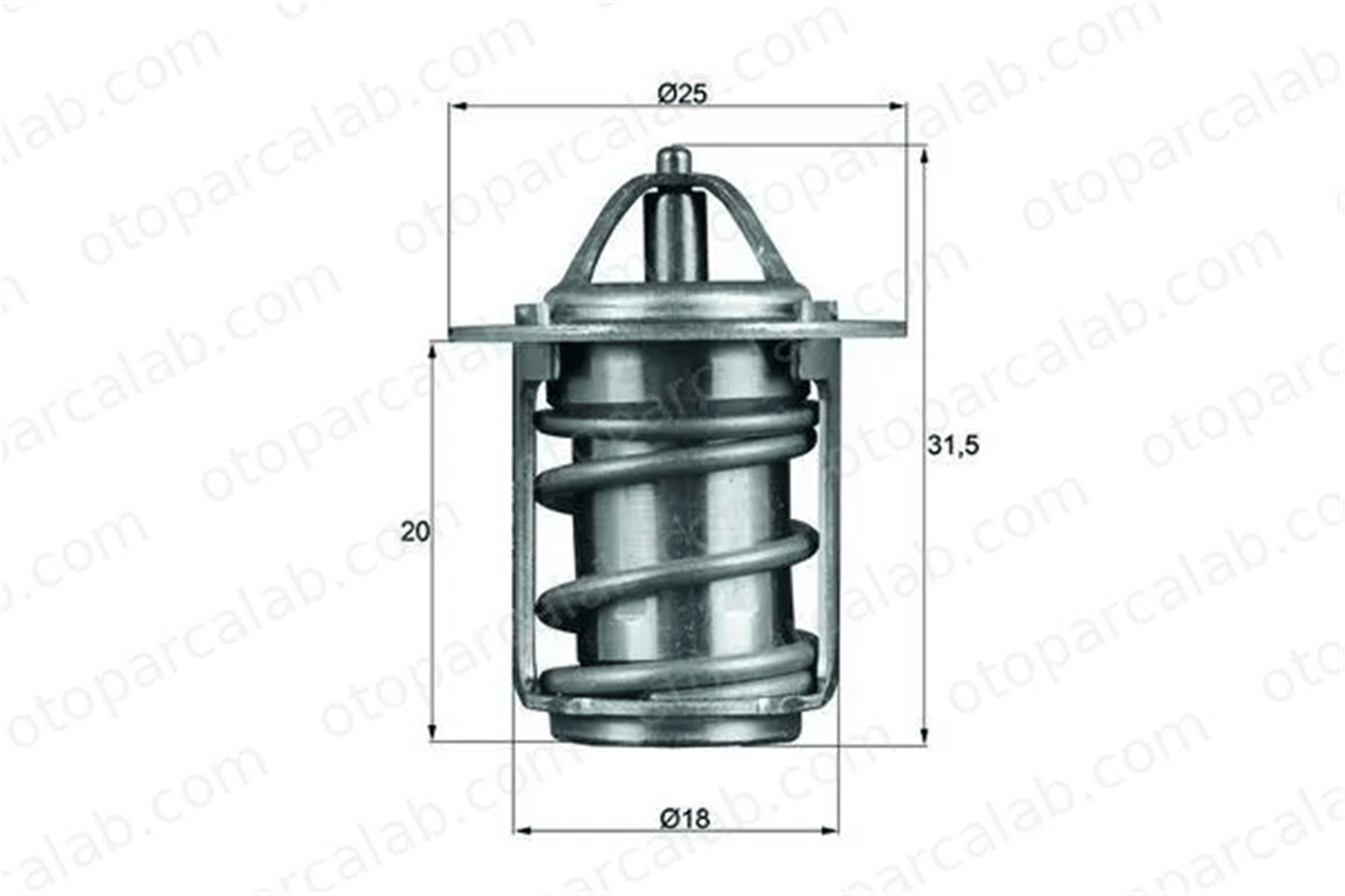 MAHLE TX 6 83 Termostat 944 °C PORSCHE 944 944 Cabrio 95110631100